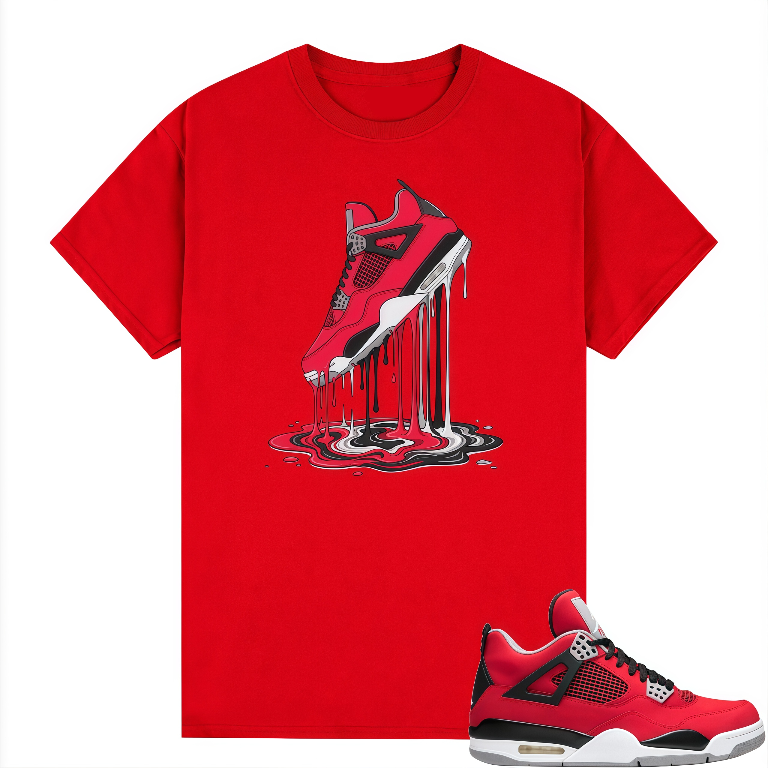 Dripping Shoe Shirt to Match AJ 4 Retro Toro Bravo 2026