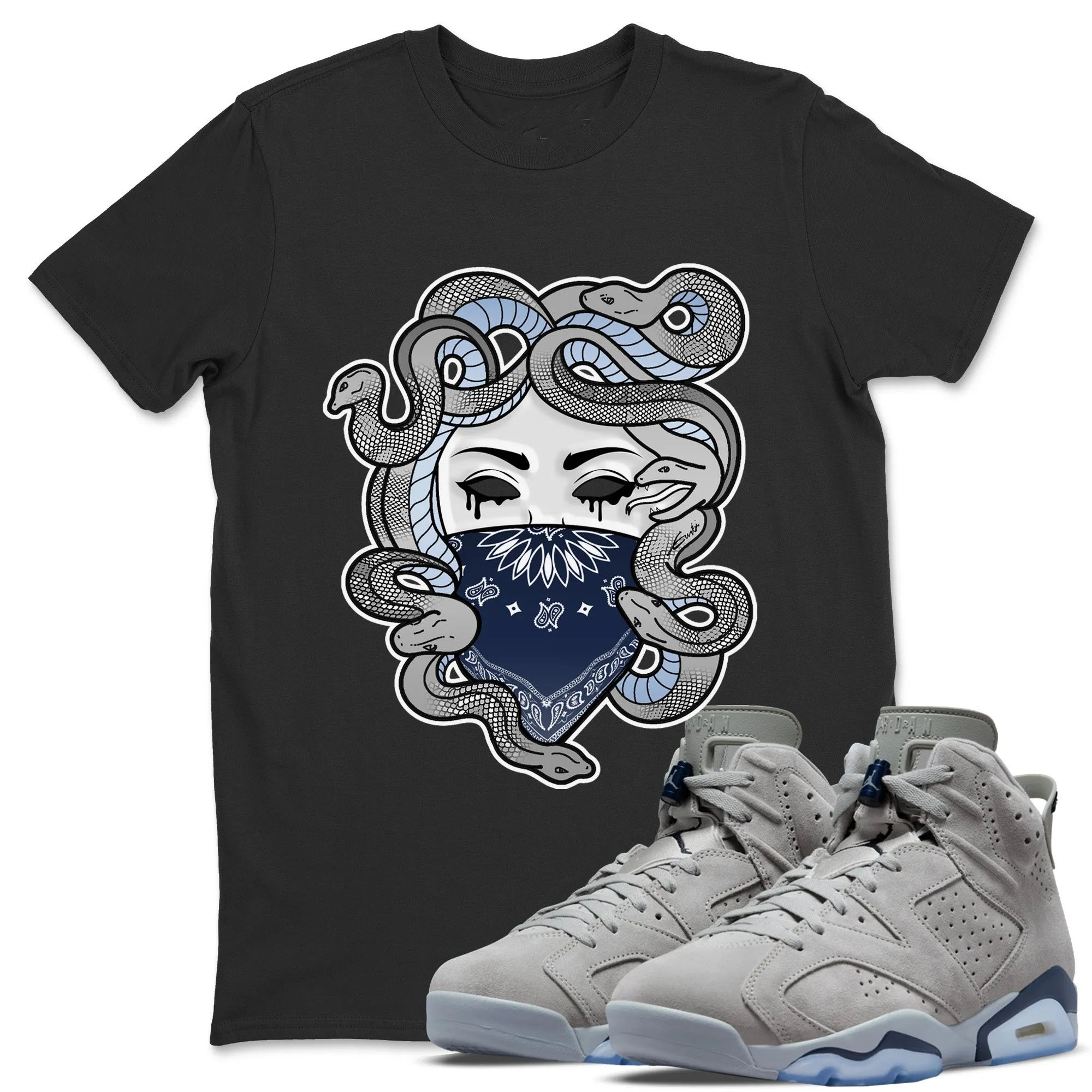 Medusa Unisex Tops - Air Jordan 6 Georgetown