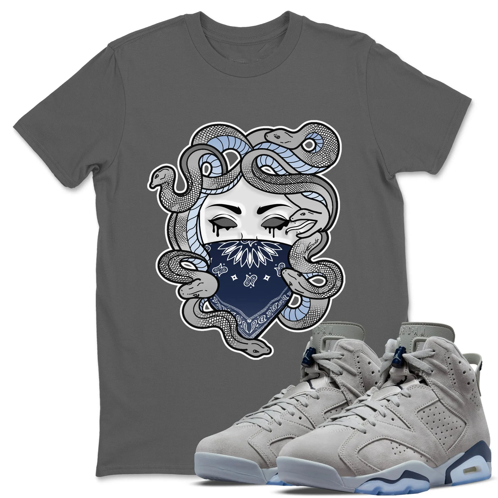 Medusa Unisex Tops - Air Jordan 6 Georgetown