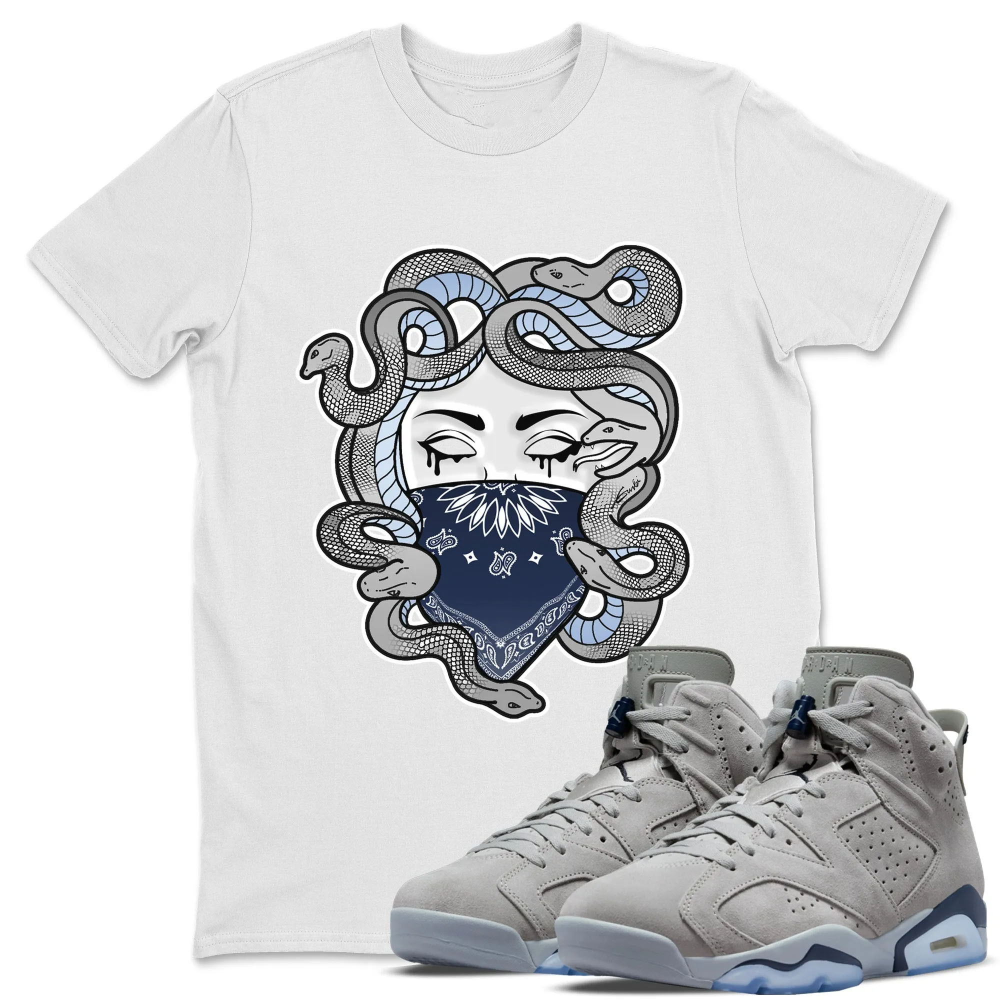Medusa Unisex Tops - Air Jordan 6 Georgetown