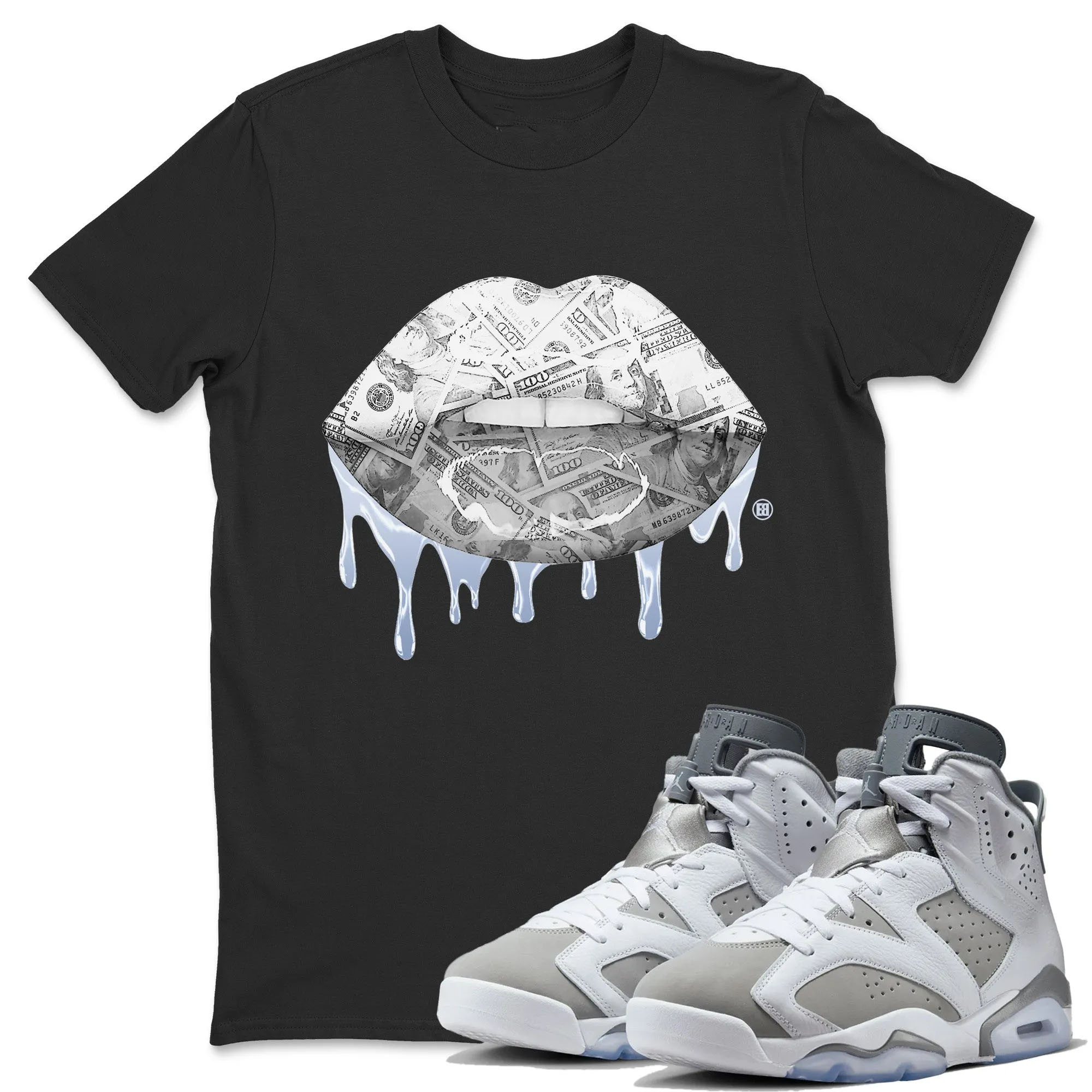 Money Lips Unisex Tops - Air Jordan 6 Cool Grey