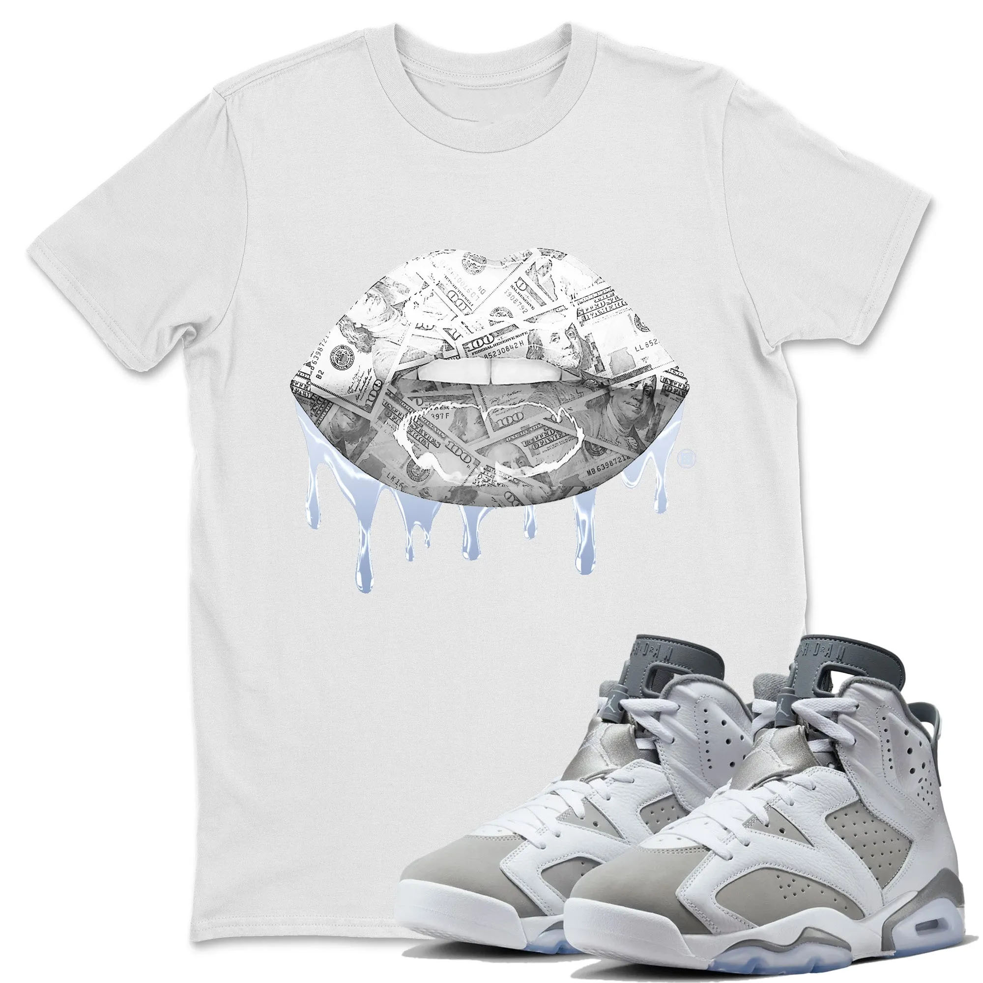 Money Lips Unisex Tops - Air Jordan 6 Cool Grey