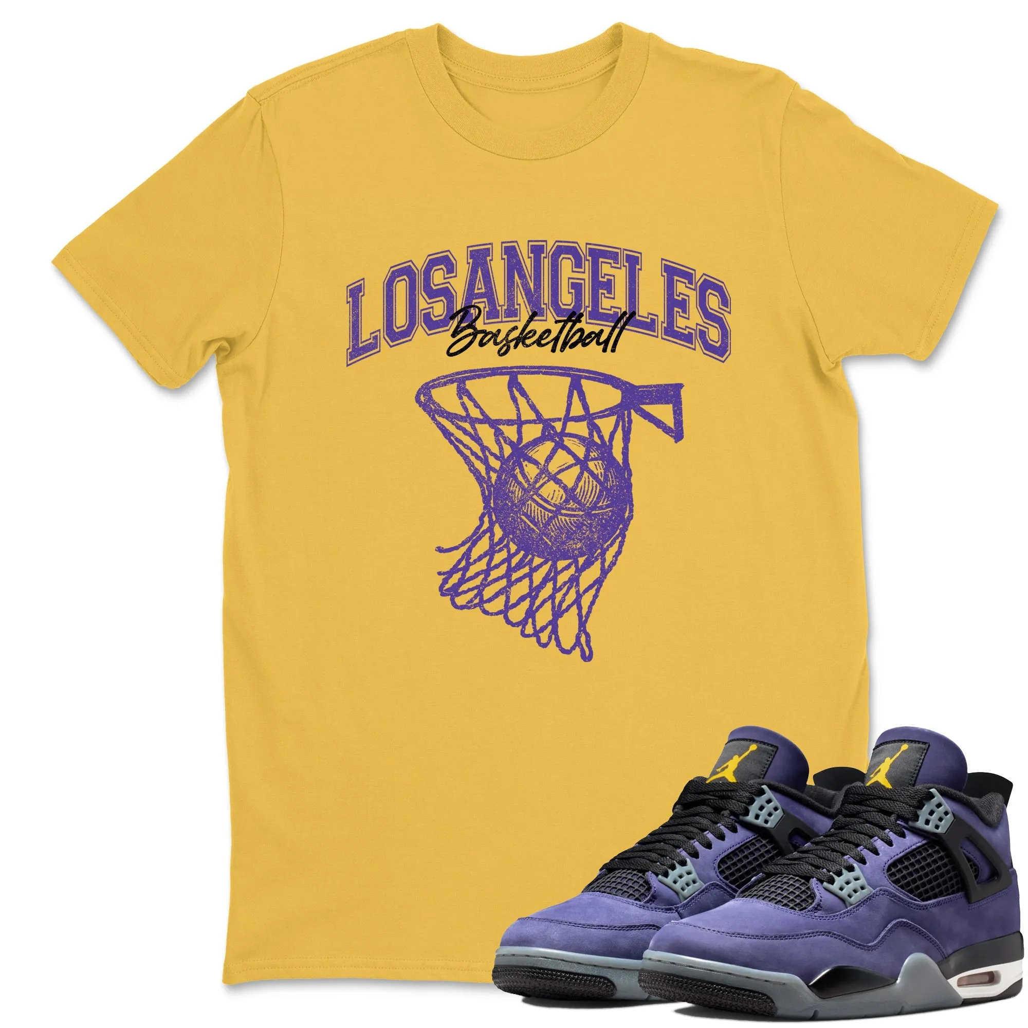 Net Burn Sneaker Tees - Air Jordan 4 Lakeshow
