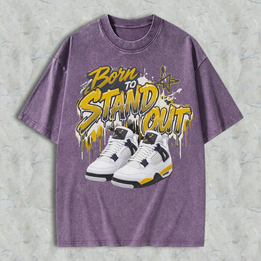 STAND OUT Graphic Washed T-shirt