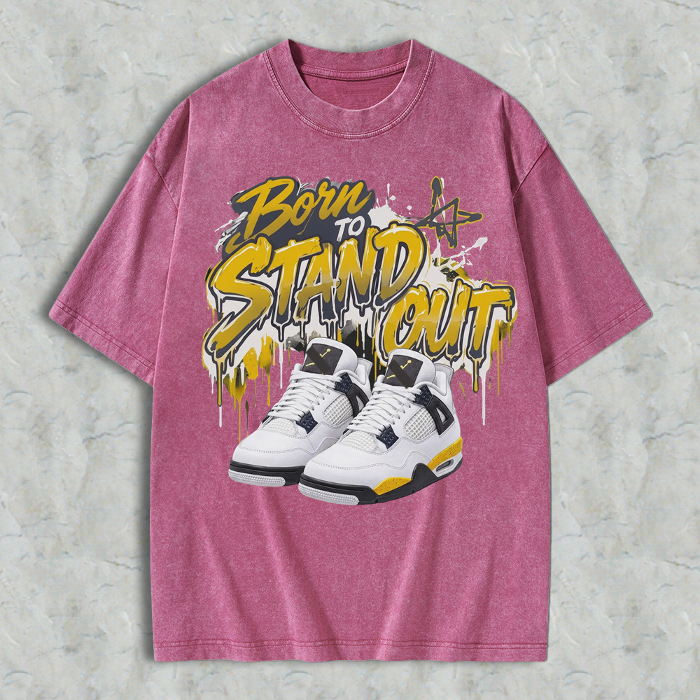STAND OUT Graphic Washed T-shirt