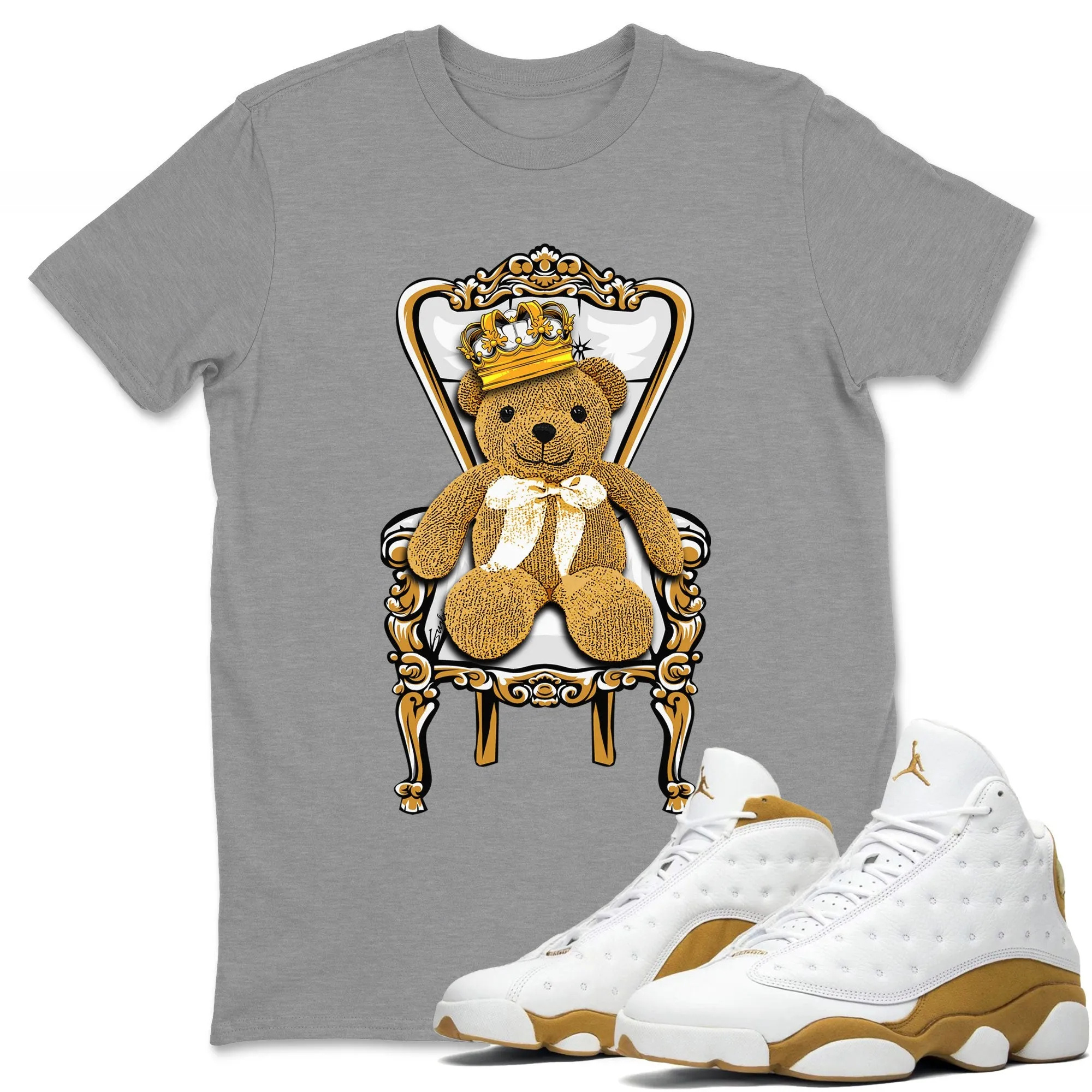 Royal Bear TEEWAVO Sneaker Tee - Air Jordan 13 Wheat