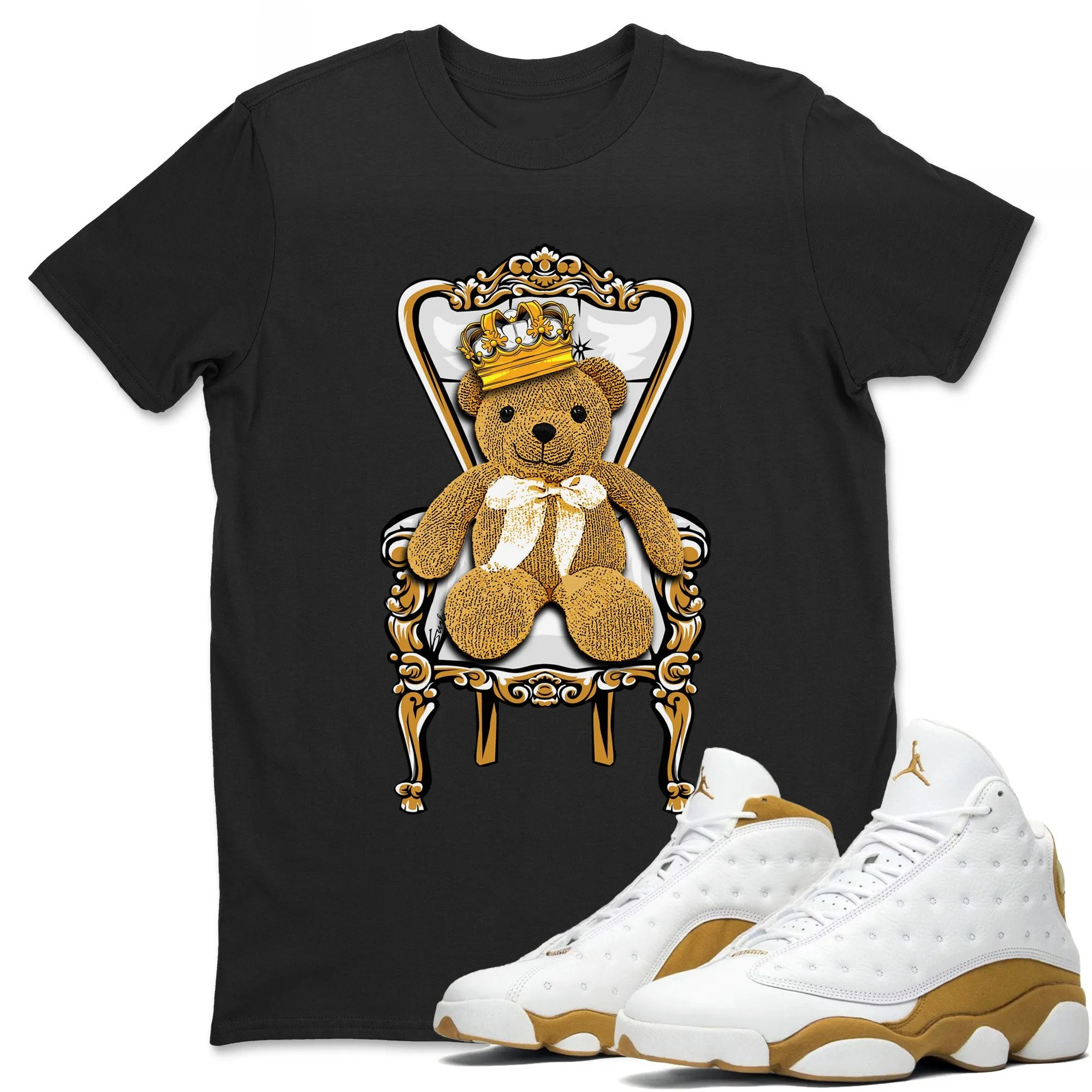 Royal Bear TEEWAVO Sneaker Tee - Air Jordan 13 Wheat