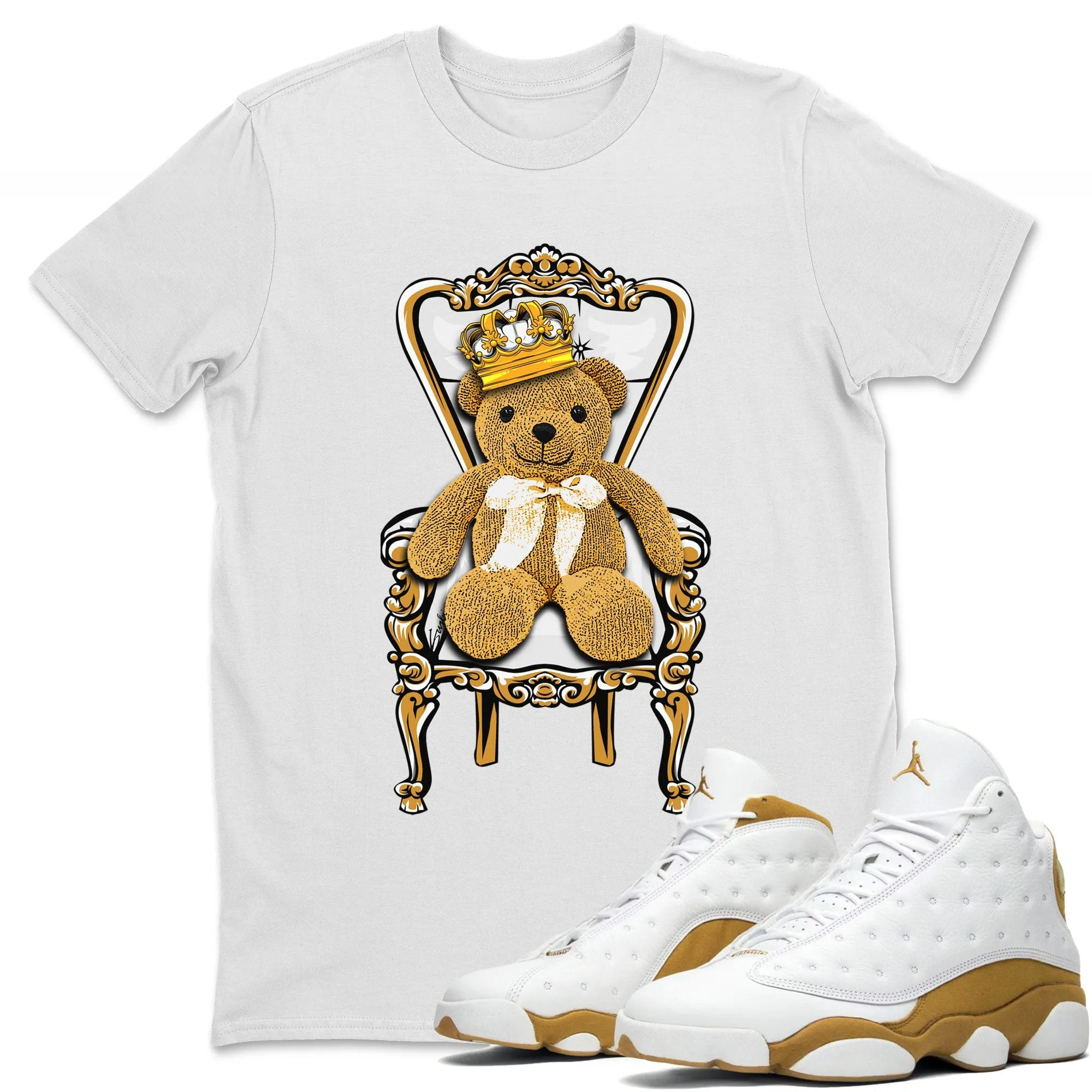 Royal Bear TEEWAVO Sneaker Tee - Air Jordan 13 Wheat