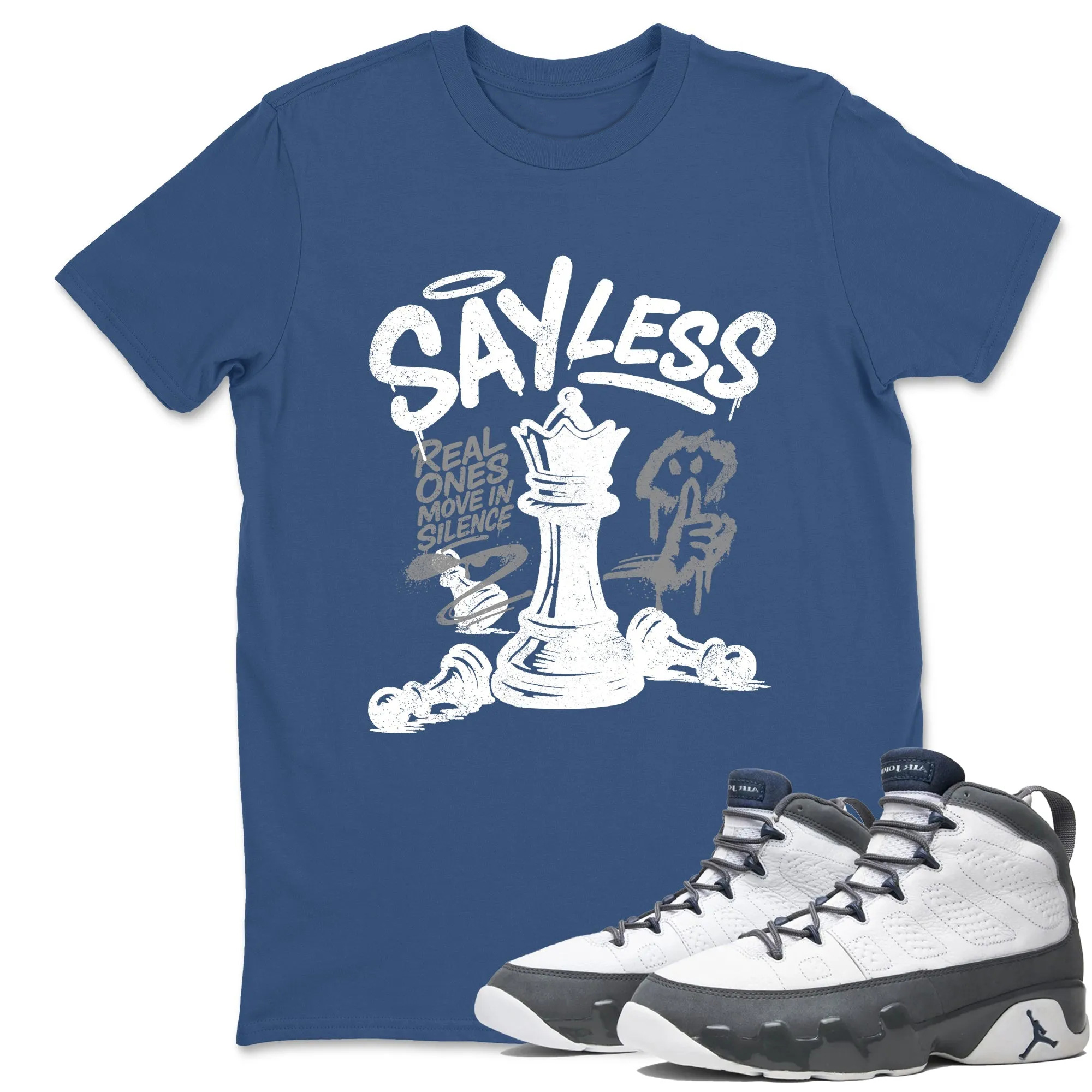 Say Less Sneaker Tees - Air Jordan 9 Flint Grey