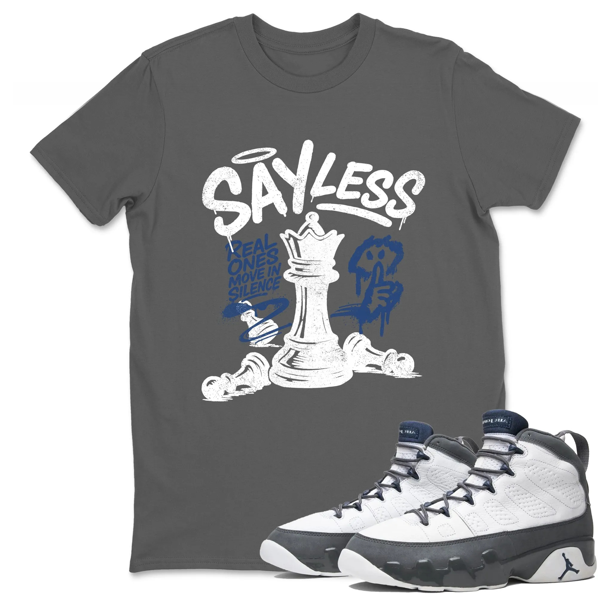 Say Less Sneaker Tees - Air Jordan 9 Flint Grey
