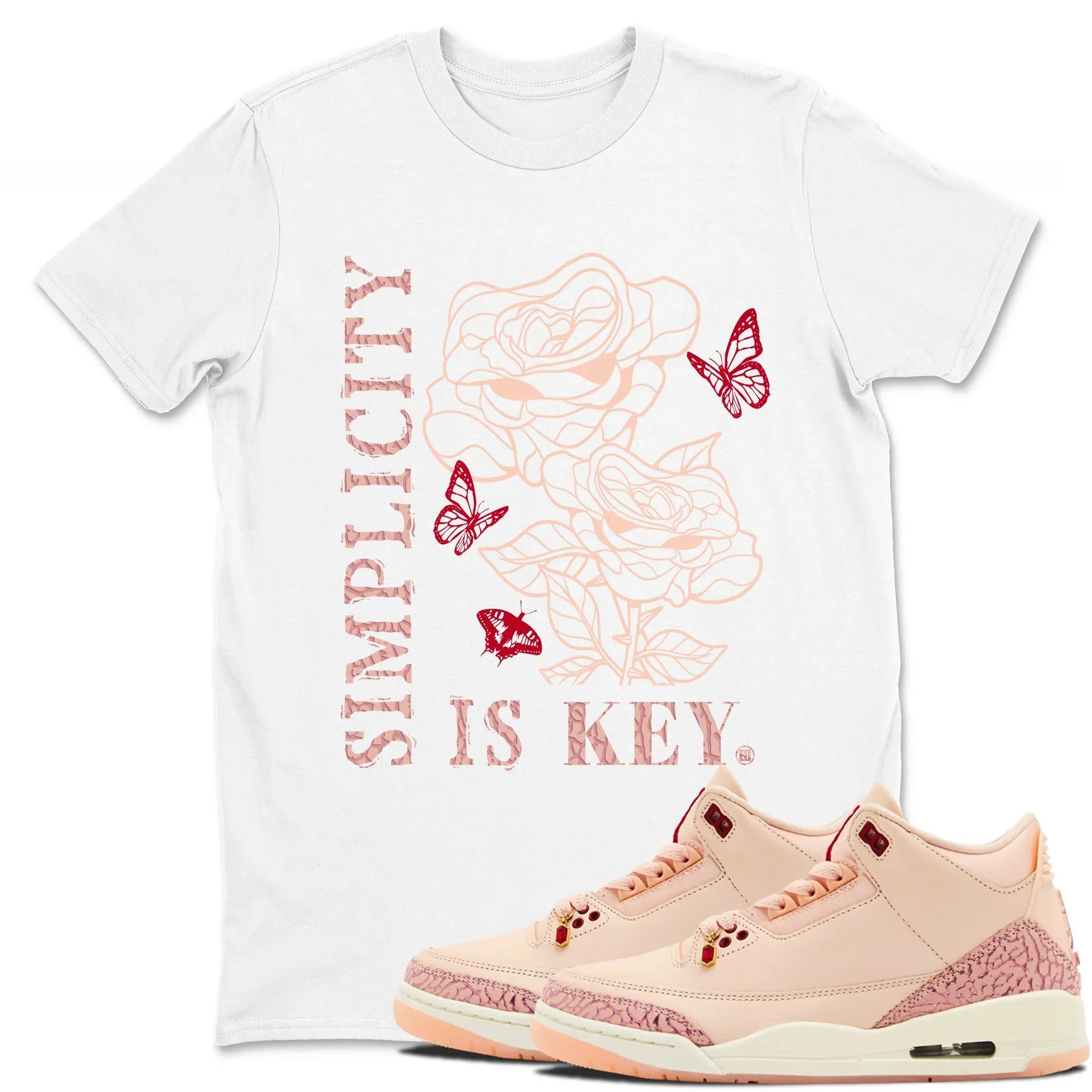 Simplicity Is Key TEEWAVO Sneaker Tees - Air Jordan 3 Valentines Day