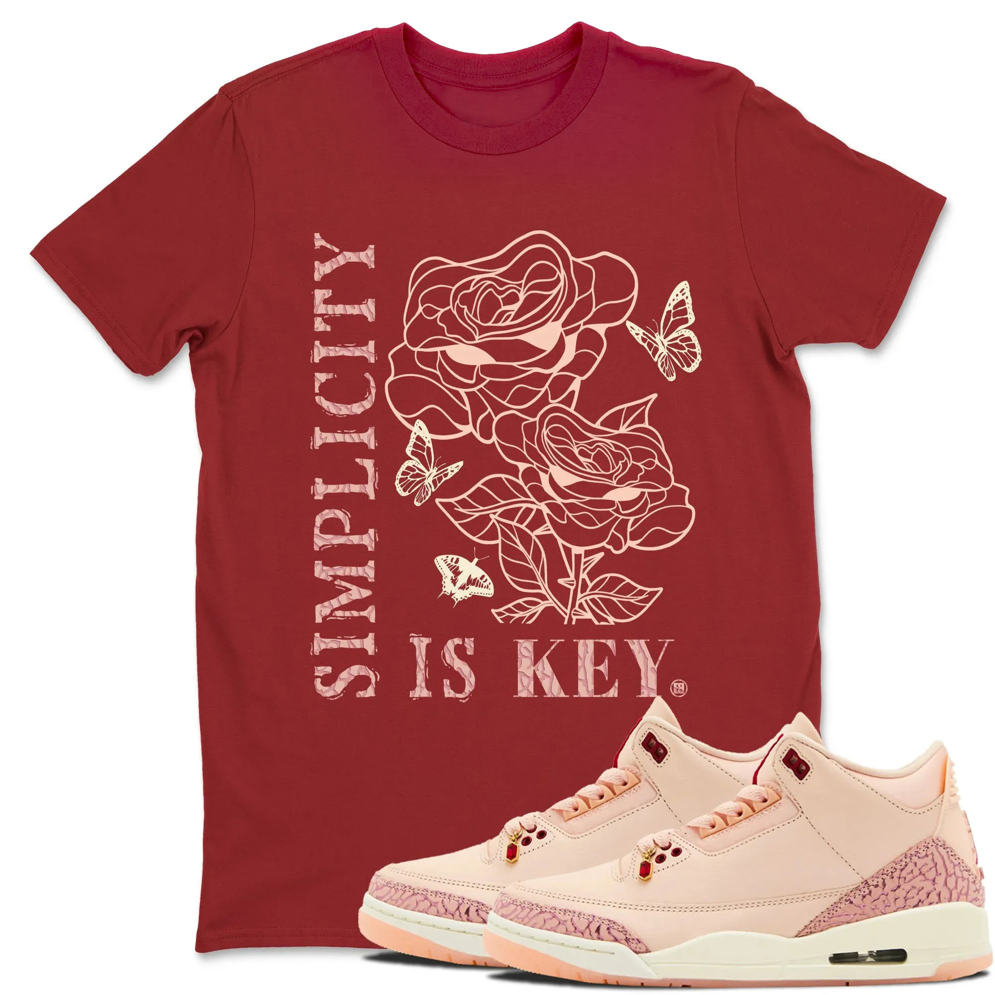 Simplicity Is Key TEEWAVO Sneaker Tees - Air Jordan 3 Valentines Day