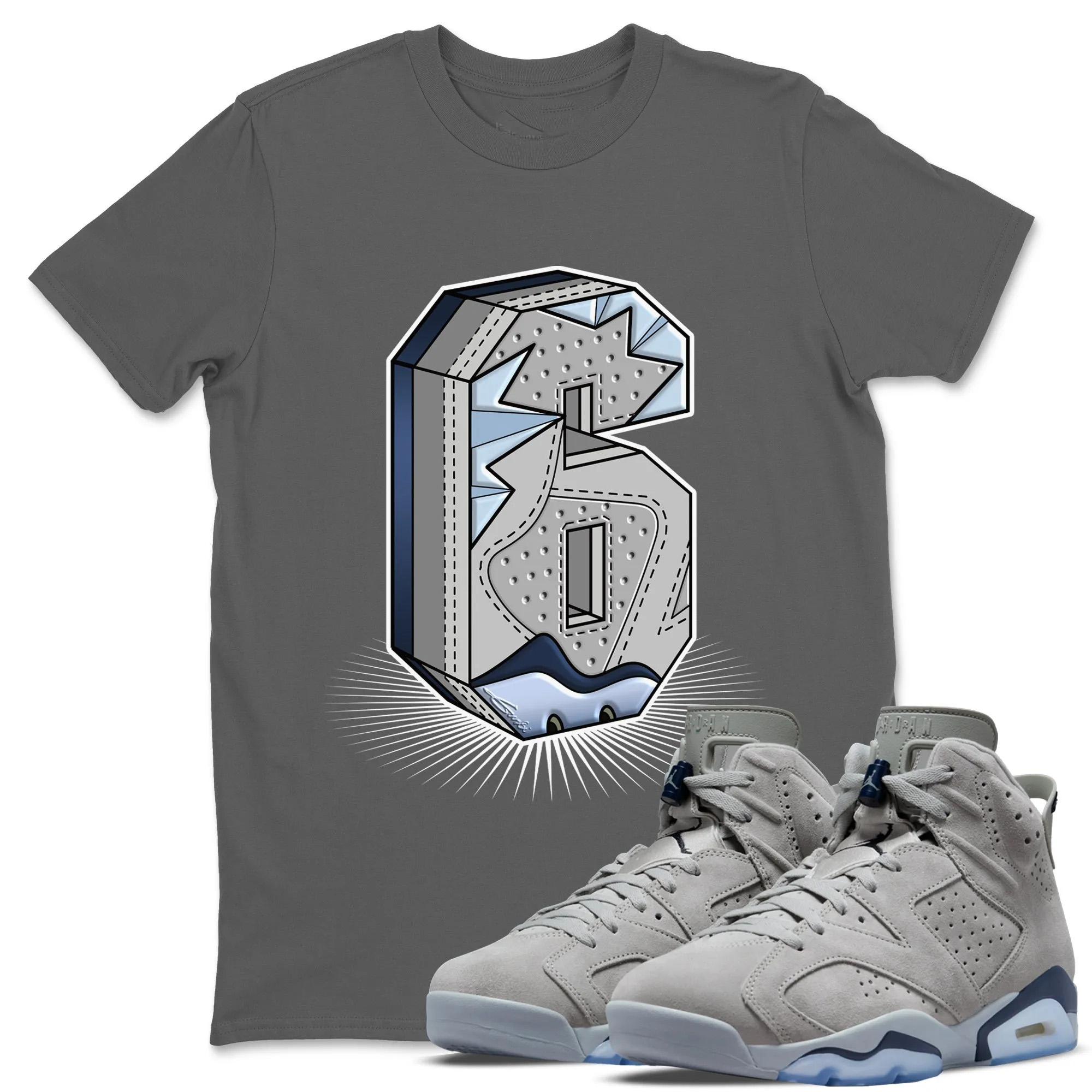 Six Statue Unisex Tops - Air Jordan 6 Georgetown