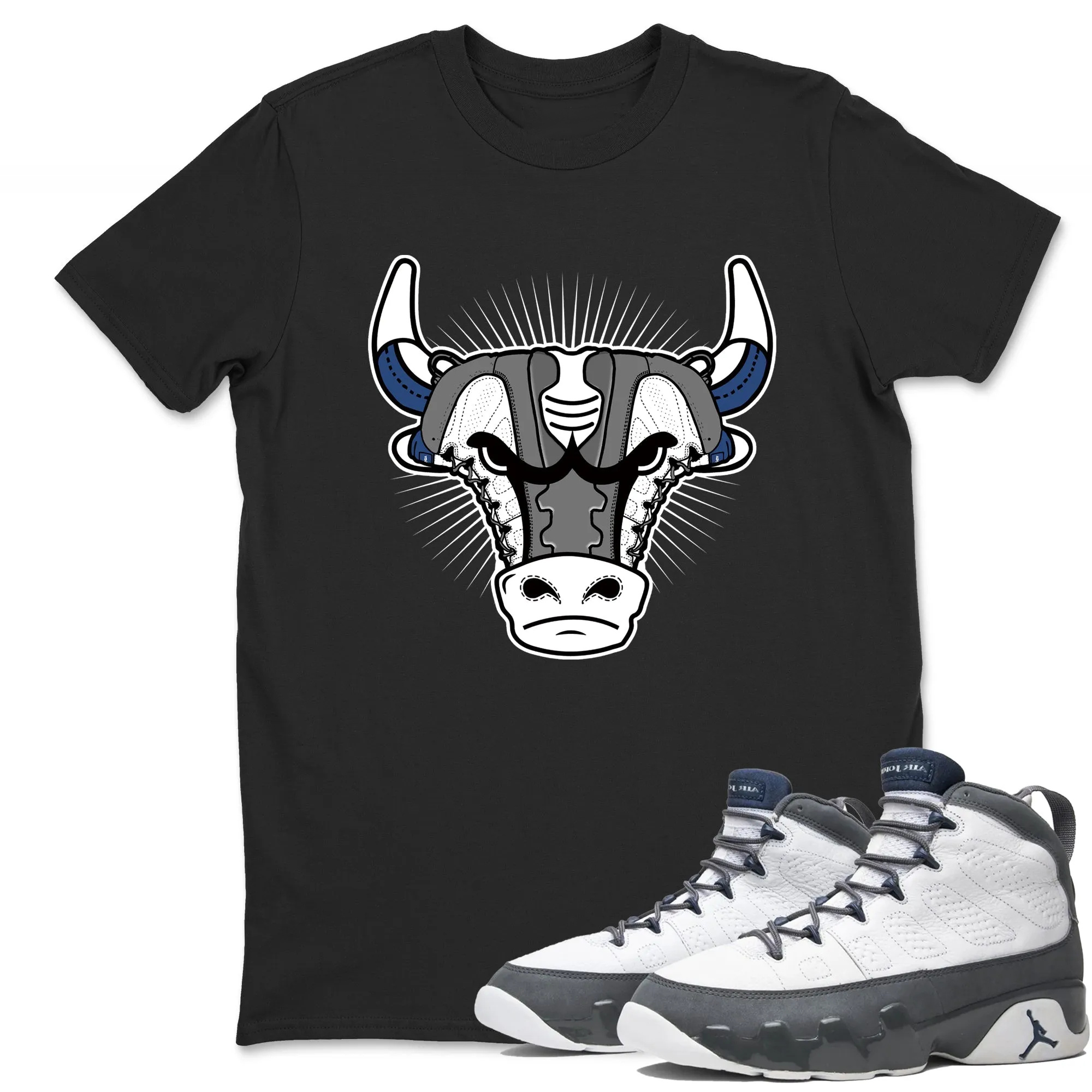 Sneaker Bull Head Sneaker Tees - Air Jordan 9 Flint Grey
