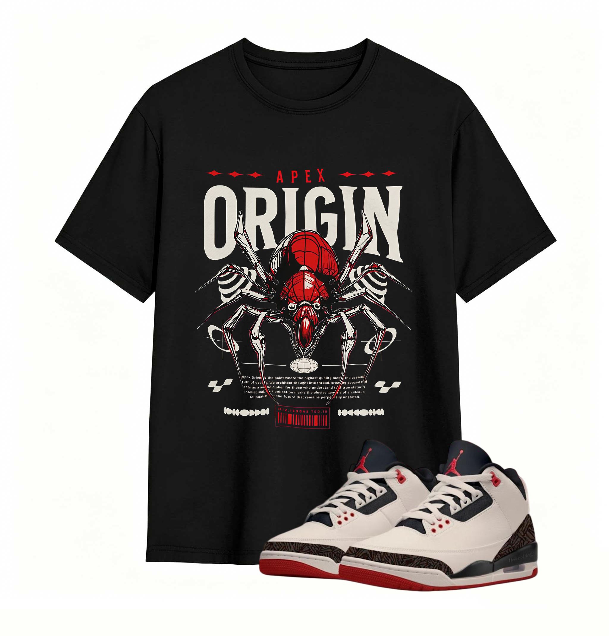 Apex Sneaker Shirt Brown to Match Jordan 3 World's Best Dad