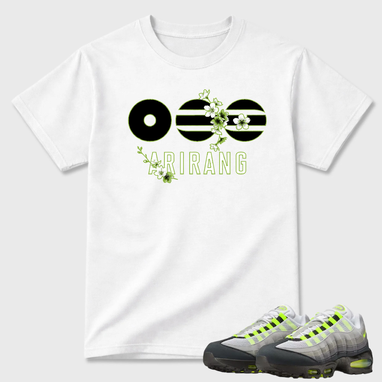 Arirang Cherry Blossom Air Max 95 Minimal Tee