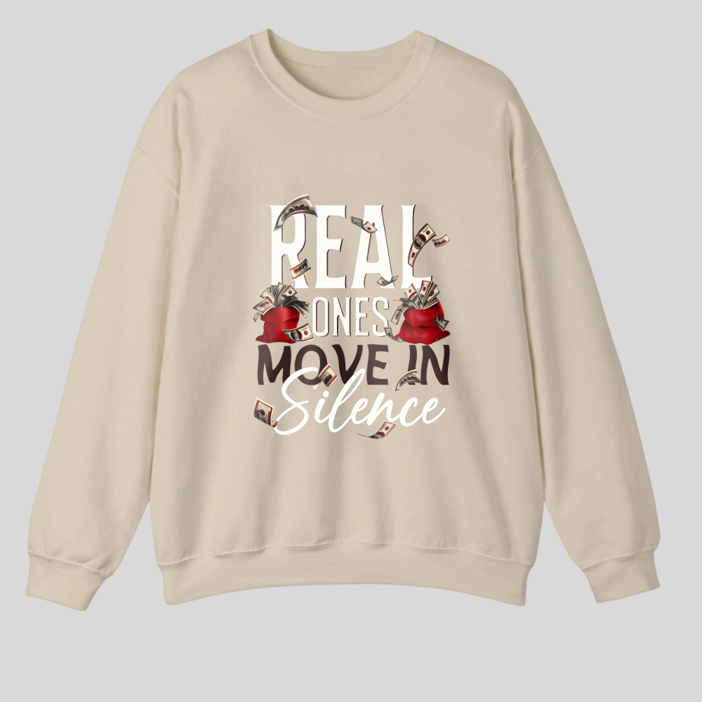 Real Ones Speak In Silence tshirt 100% cotton