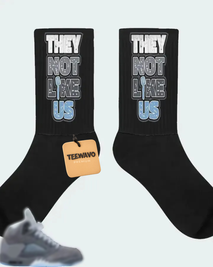 AJD 5 Retro Wolf Grey 2026 Sneaker Matching Socks