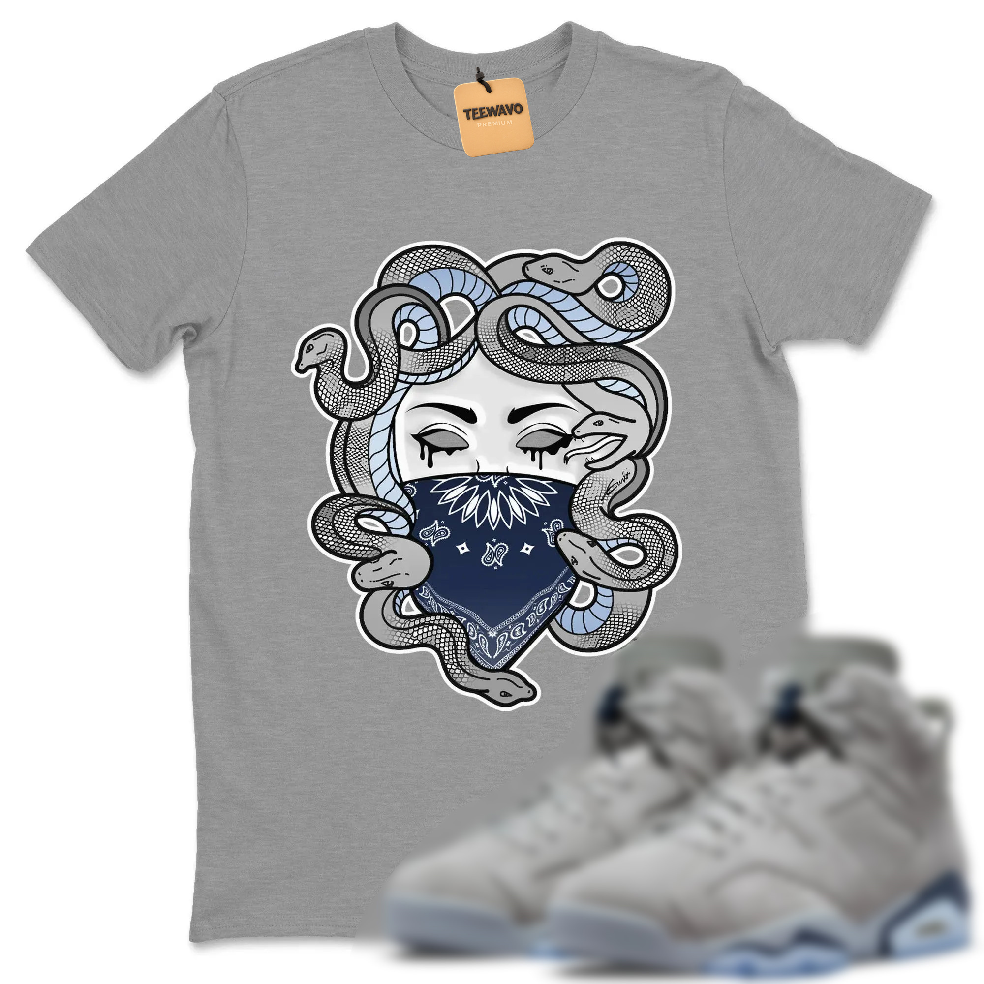 Medusa Unisex Tops - AJD 6 Georgetown