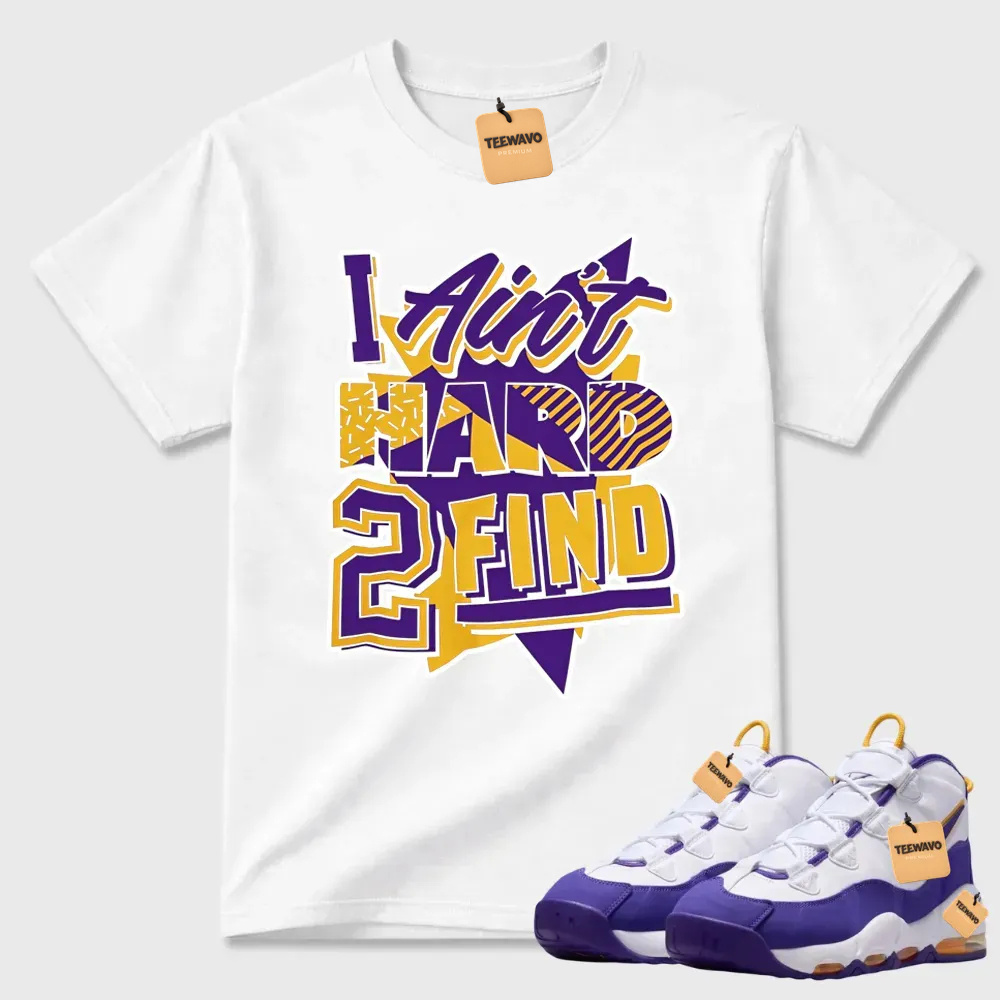 Rare Find Sneaker Shirt White to Match Air Max Uptempo Lake