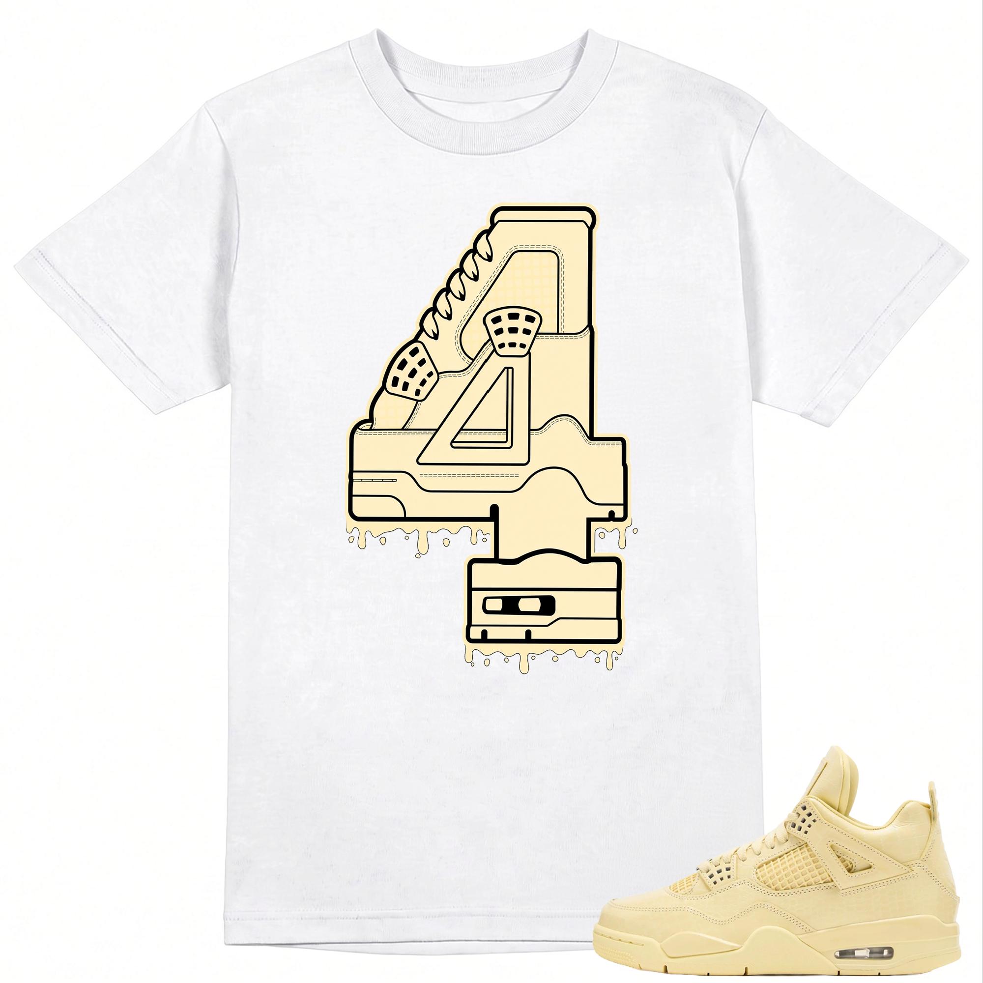 Number 4 Shirt to Match A.J 4 Retro J Balvin Lemonade