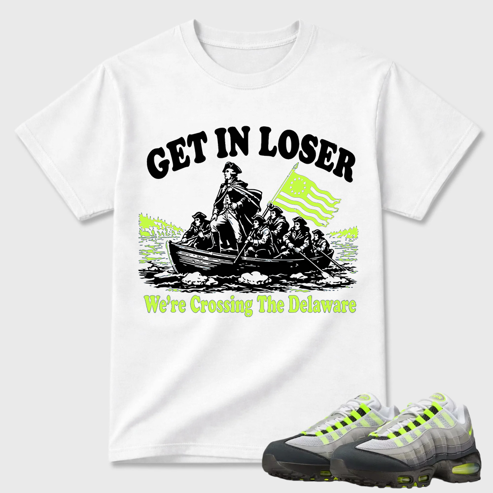 Crossing The Delaware Air Max 95 Funny Patriotic Tee