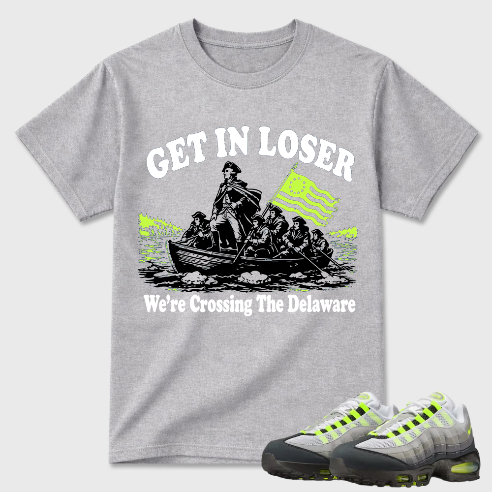 Crossing The Delaware Air Max 95 Funny Patriotic Tee