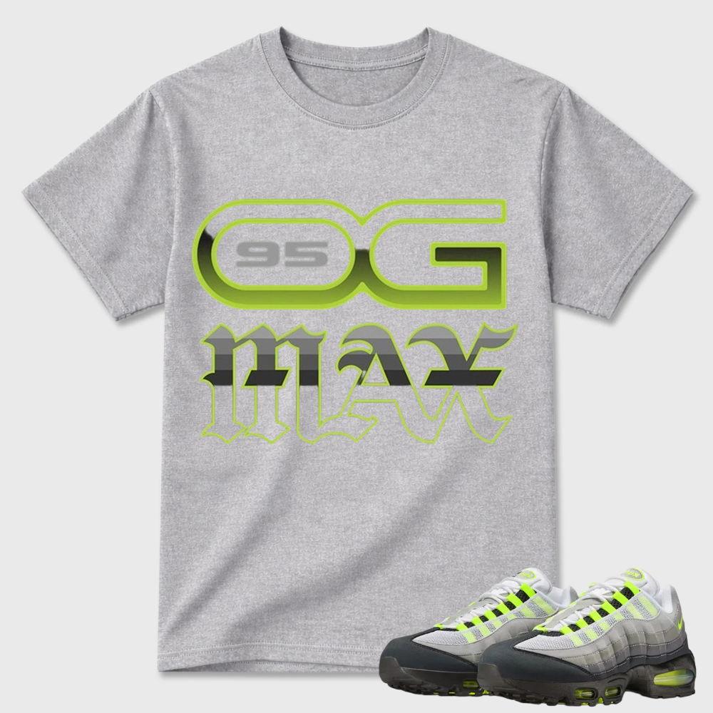 Air Max 95 OG Neon Matching Tee  OG Neon 95 Shirt