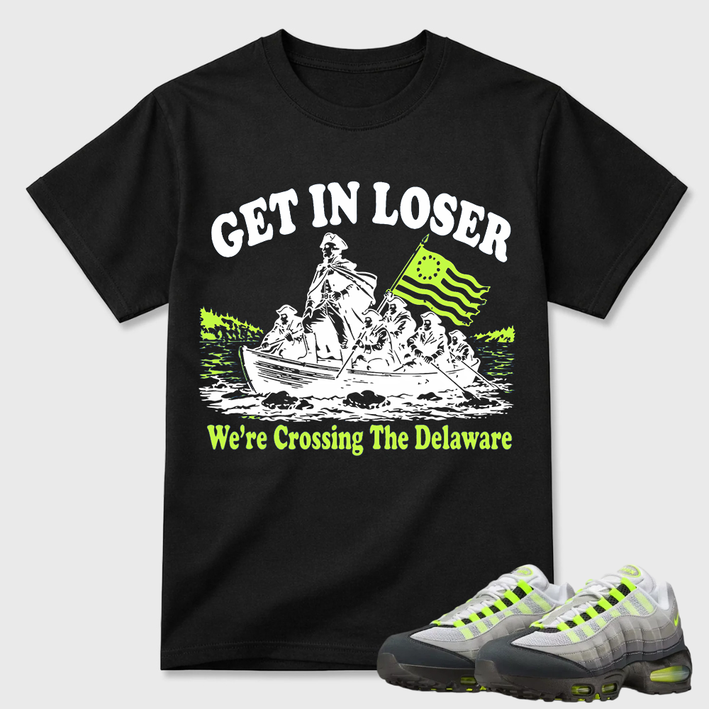 Crossing The Delaware Air Max 95 Funny Patriotic Tee