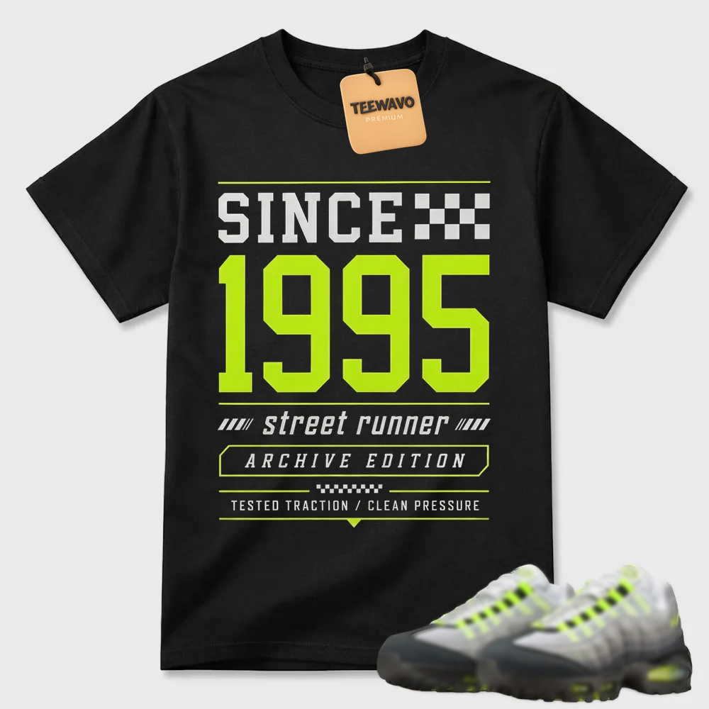 1995 Street Runner Archive Graphic Cotton Crew T-Shirt