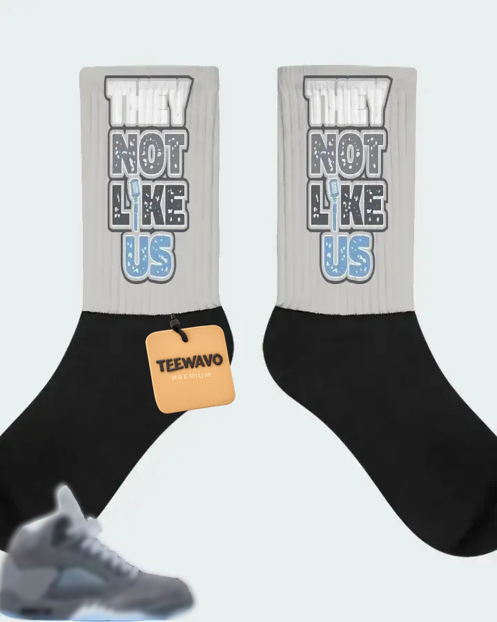 AJD 5 Retro Wolf Grey 2026 Sneaker Matching Socks