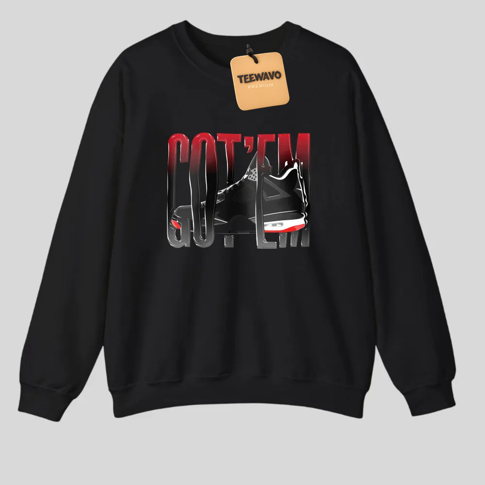 Got Em Sneaker Design Print tshirt 100% cotton