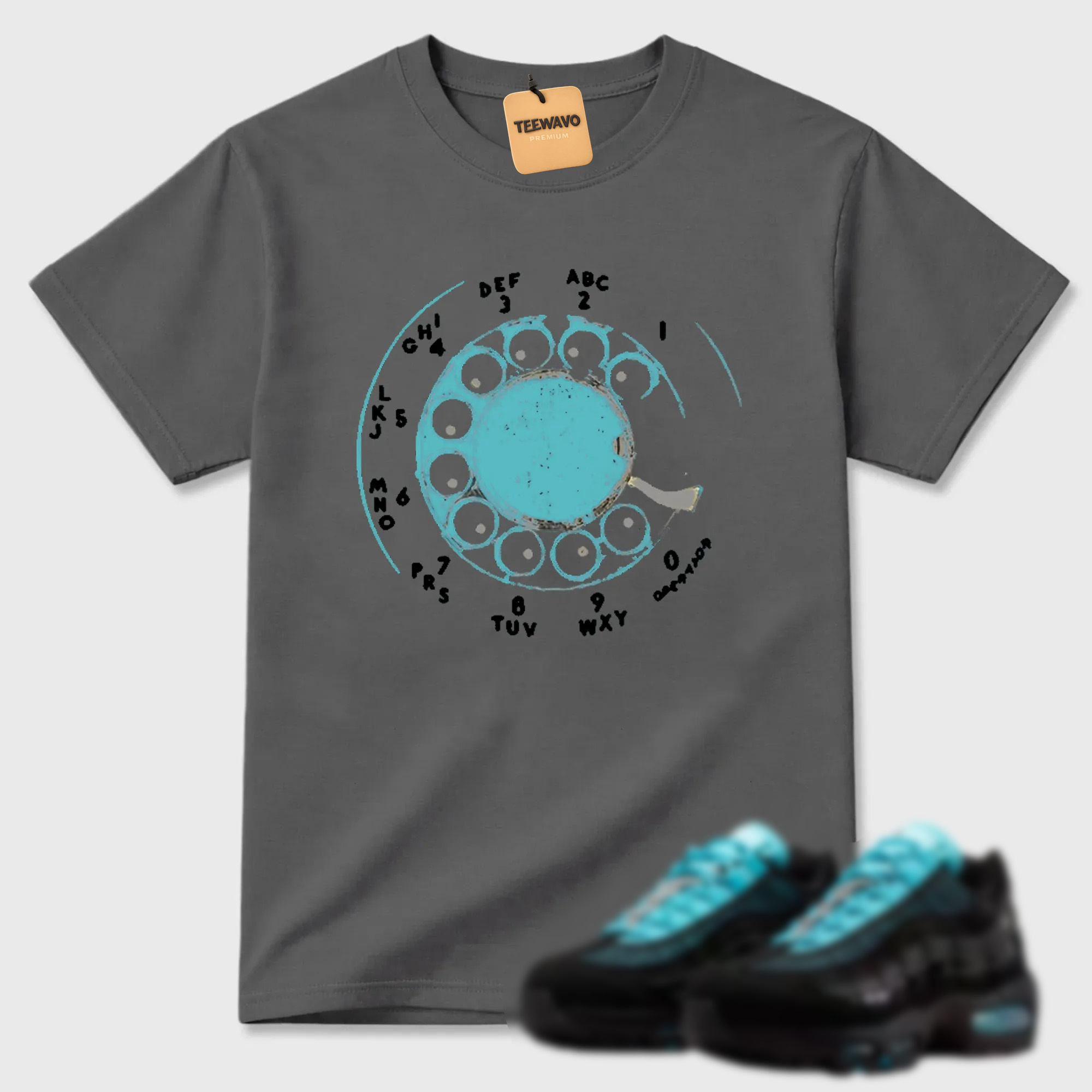 Dial Circle Premium Graphic Tee for Sneaker Matching Outfits