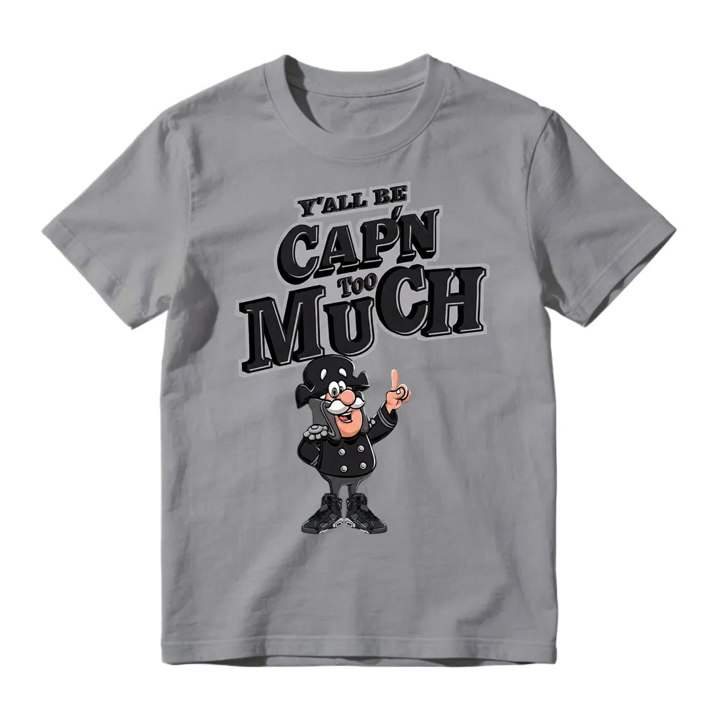 CAP'N MUCH! Shirt To Match Retro 6 Cap And Gown