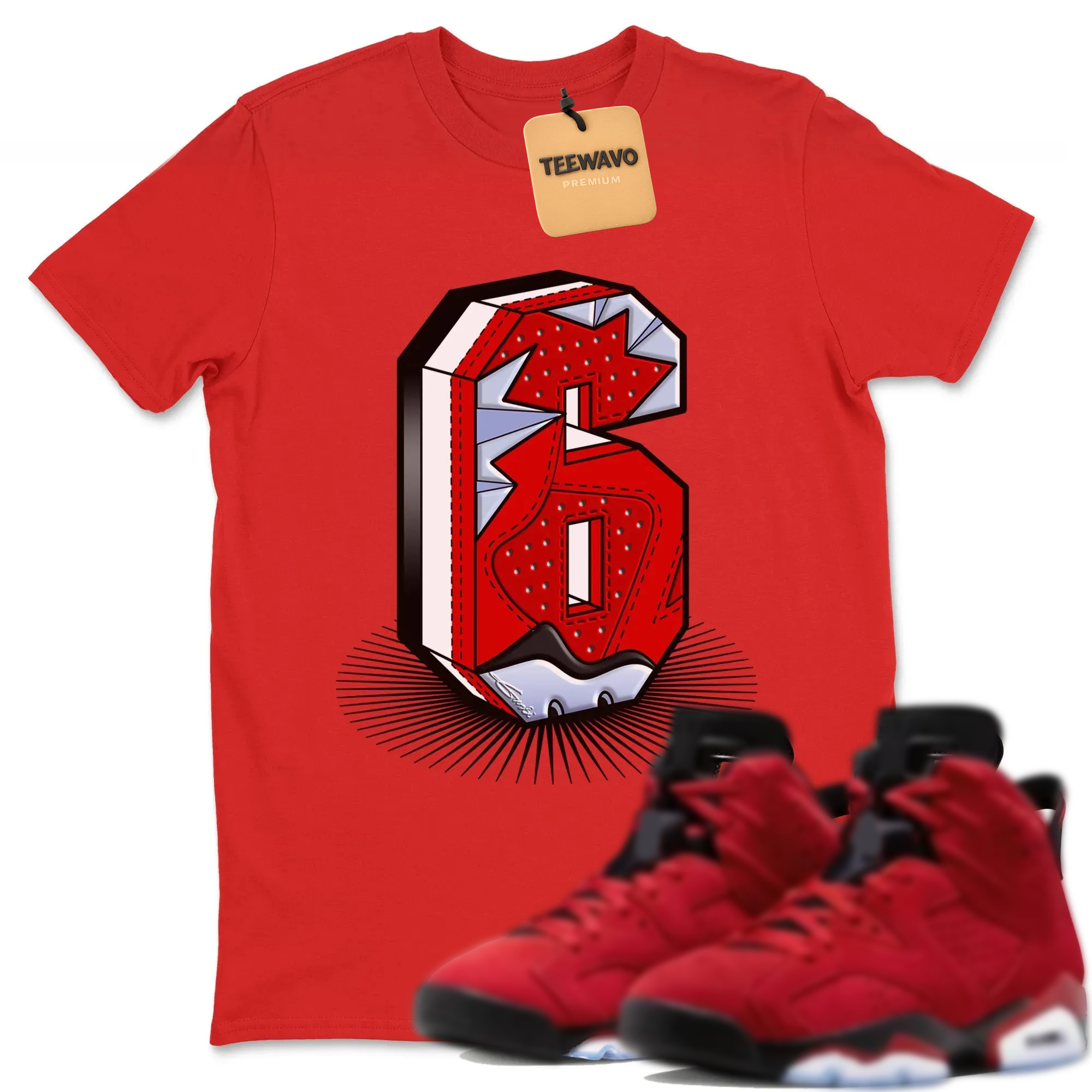 Number Statue Unisex Tops - AJD 6 Toro Bravo