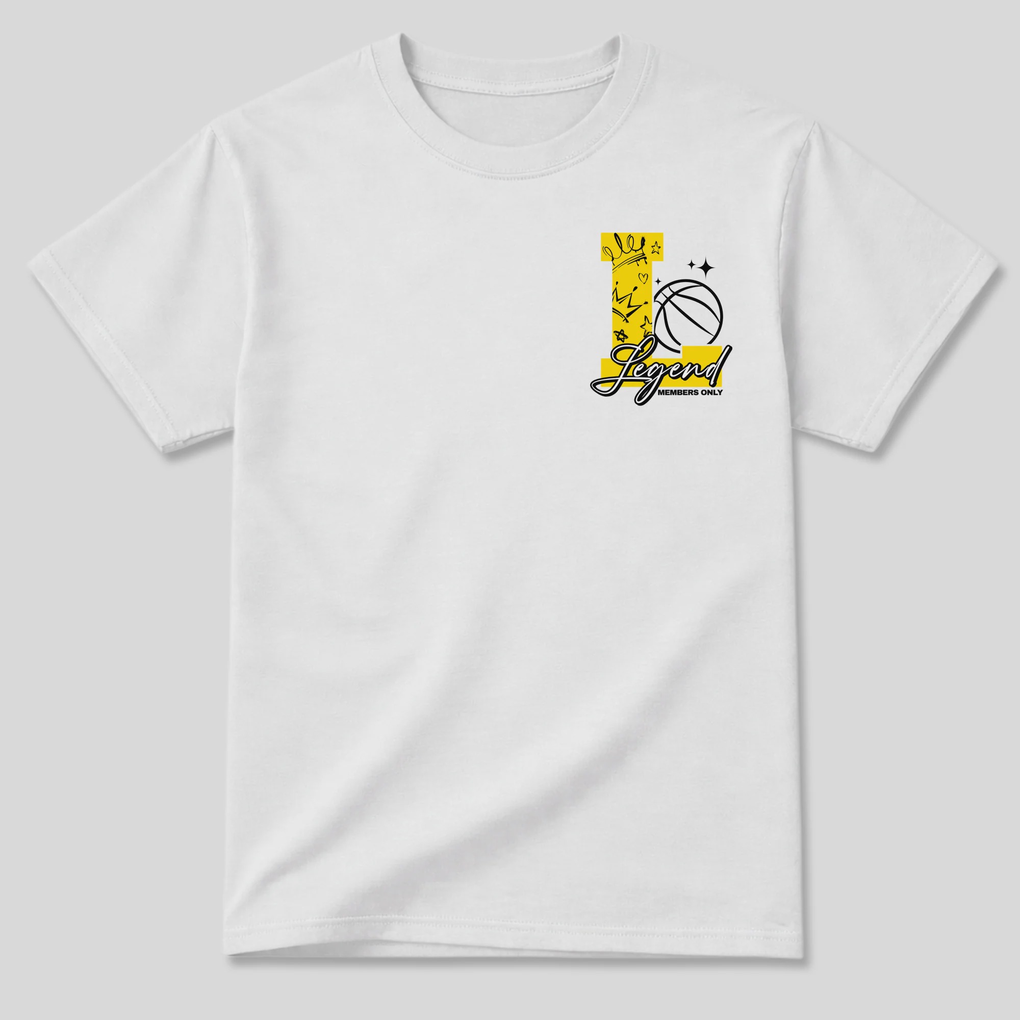 Legend AJ4 Tour Yellow Matching Graphic Tee
