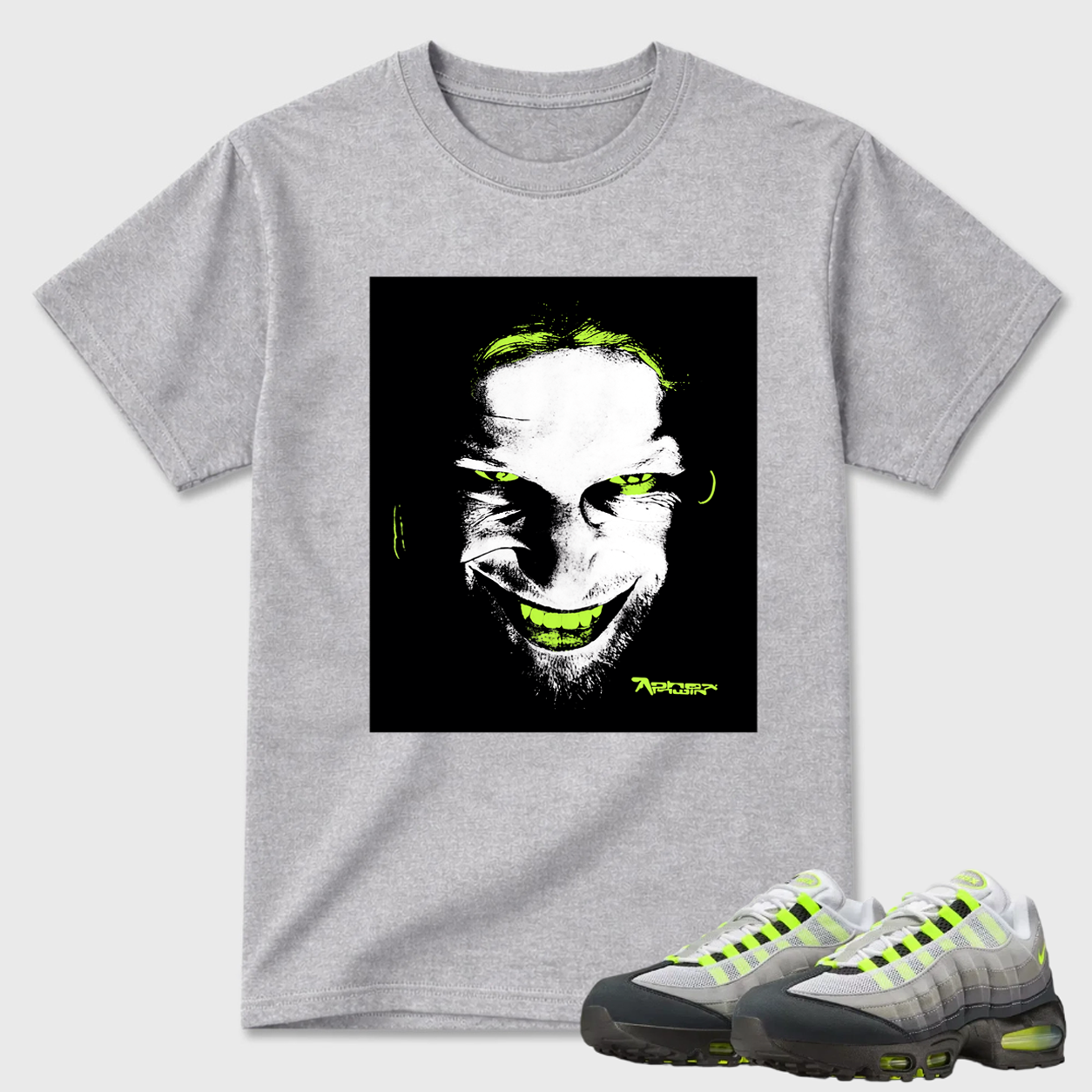 AP Inspired Portrait Air Max 95 Graphic Tee