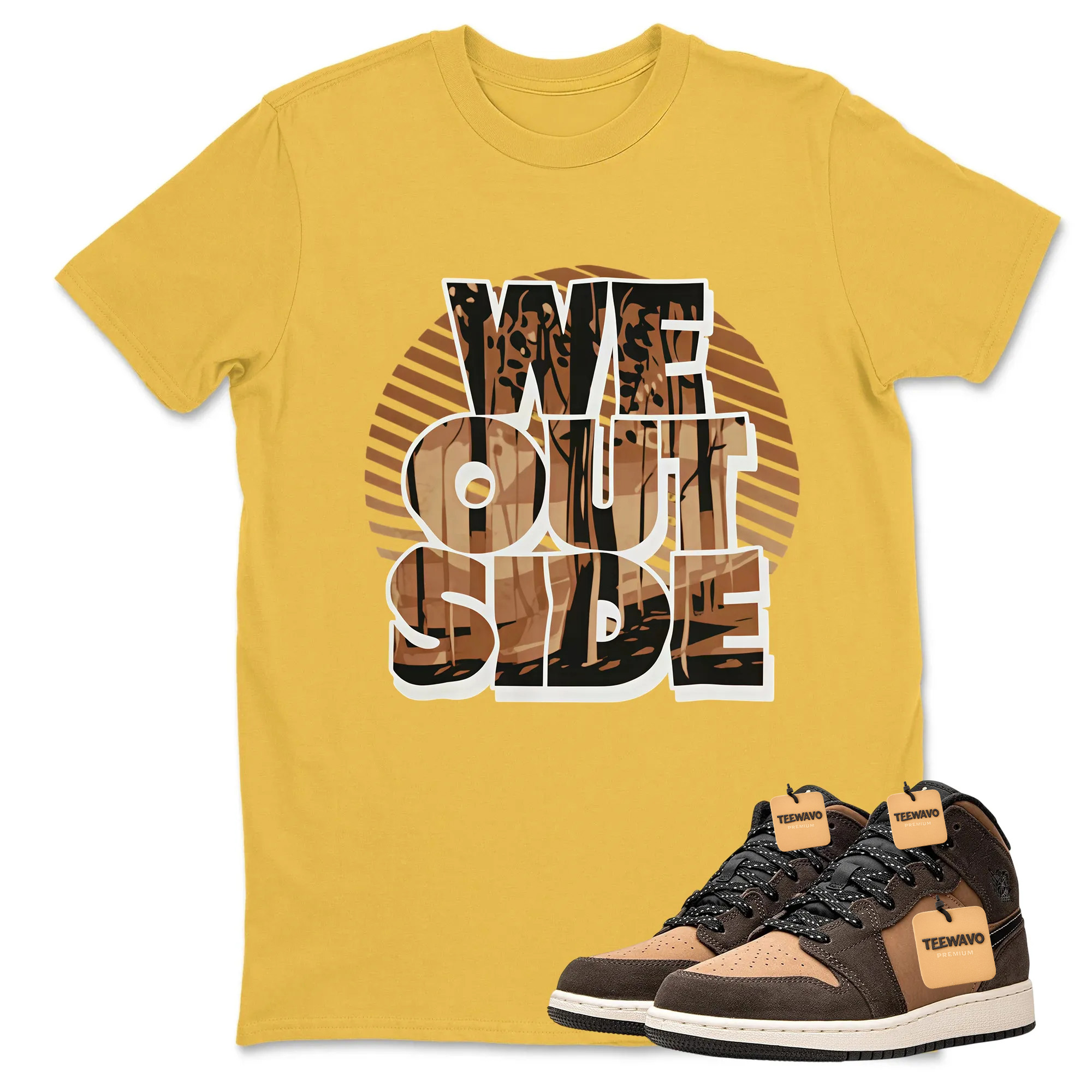1s Dark Chocolate Shirt, AJD 1 Dark Chocolate Match Tee