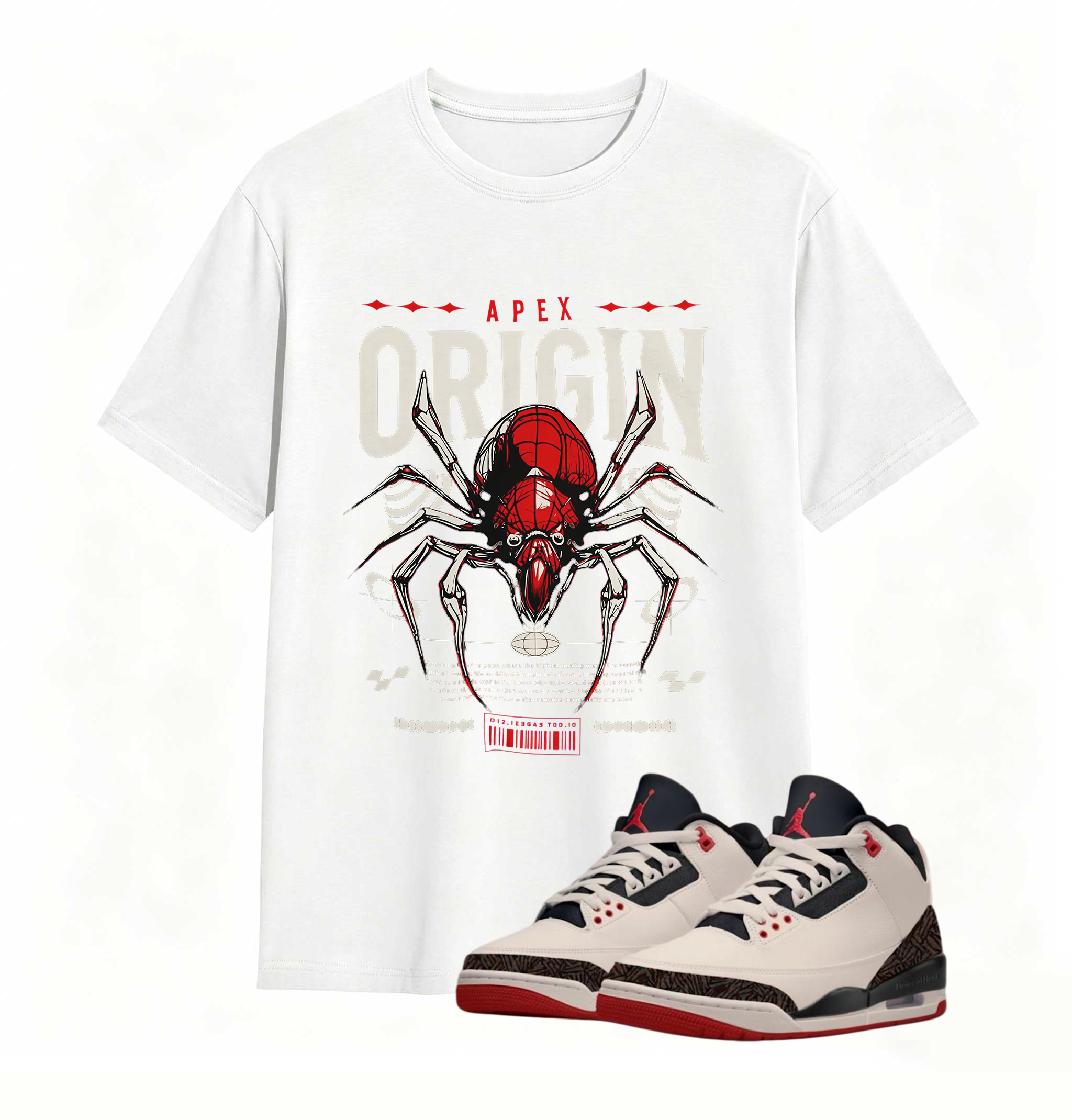 Apex Sneaker Shirt Brown to Match Jordan 3 World's Best Dad
