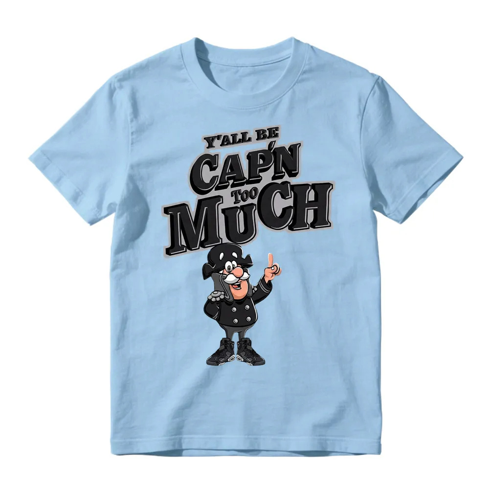 CAP'N MUCH! Shirt To Match Retro 6 Cap And Gown