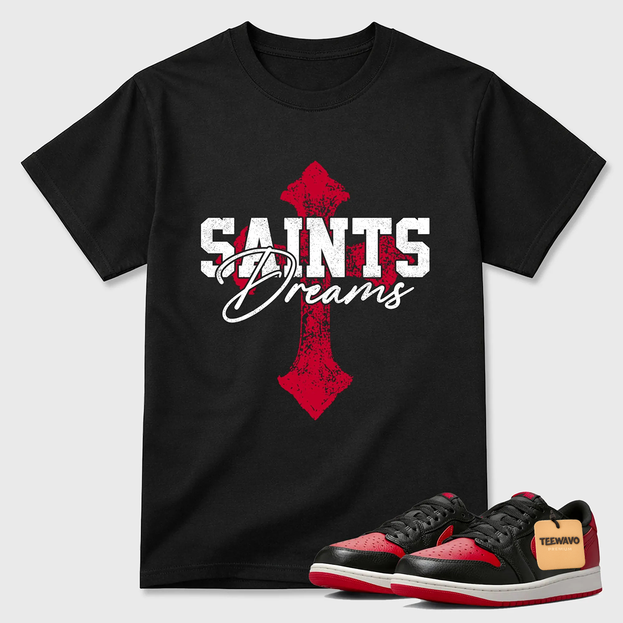 Saints Dreams  Sneaker Tees - Air Jordan 1 Banned
