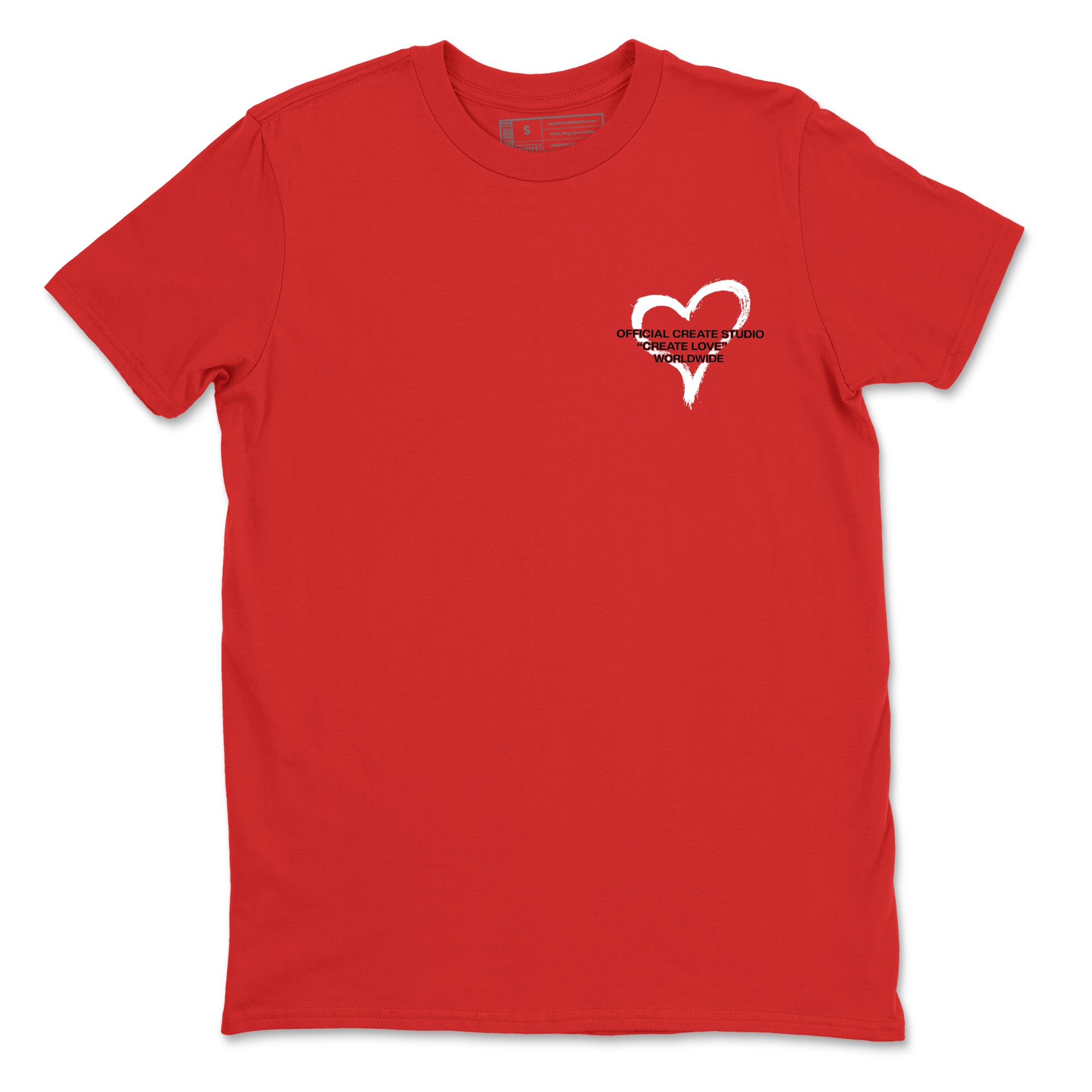 Create Love Sneaker Tees - Air Jordan 13 University Red