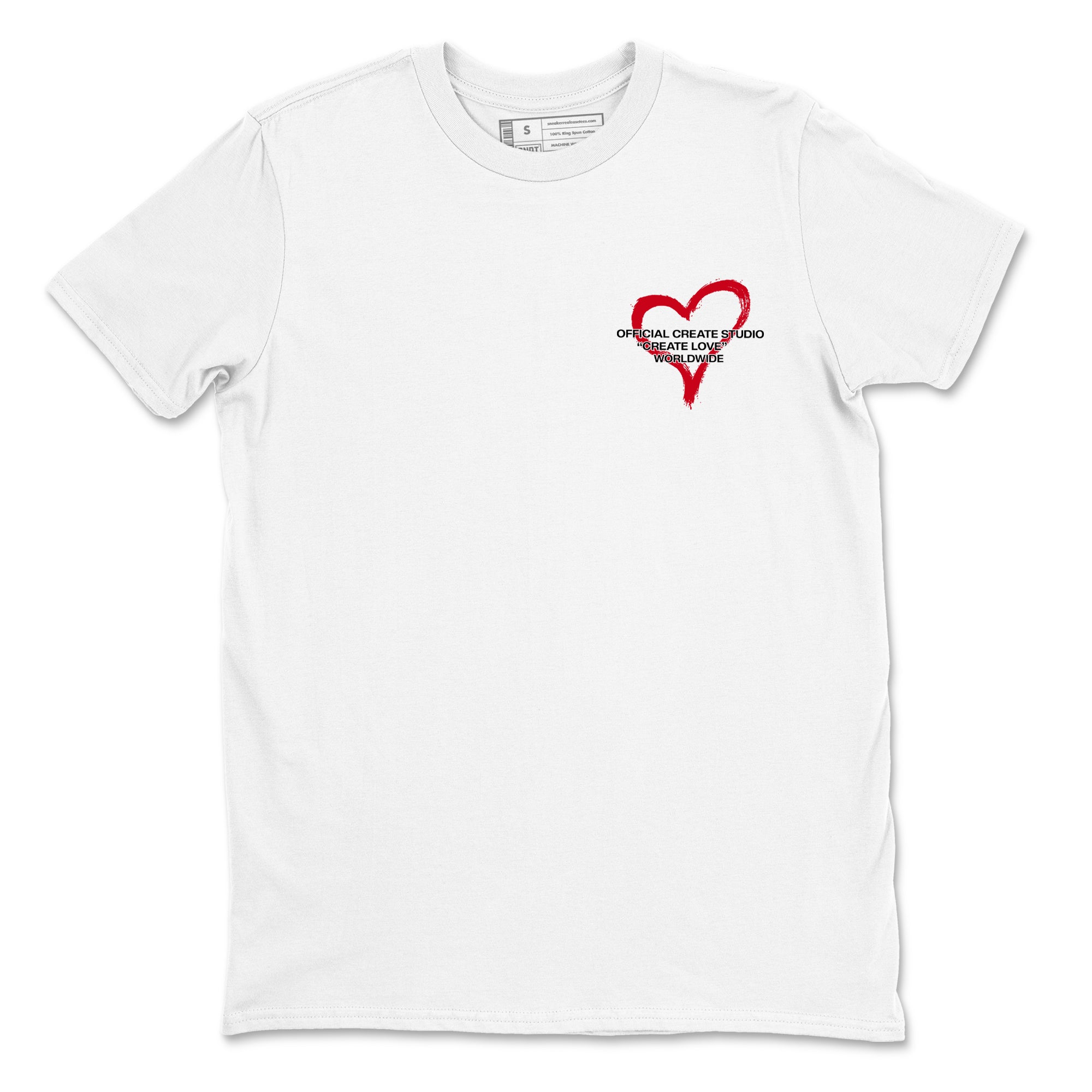Create Love Sneaker Tees - Air Jordan 13 University Red