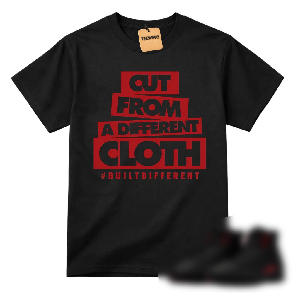 12 Bloodline Black Varsity Red T Shirt Match CLOTH
