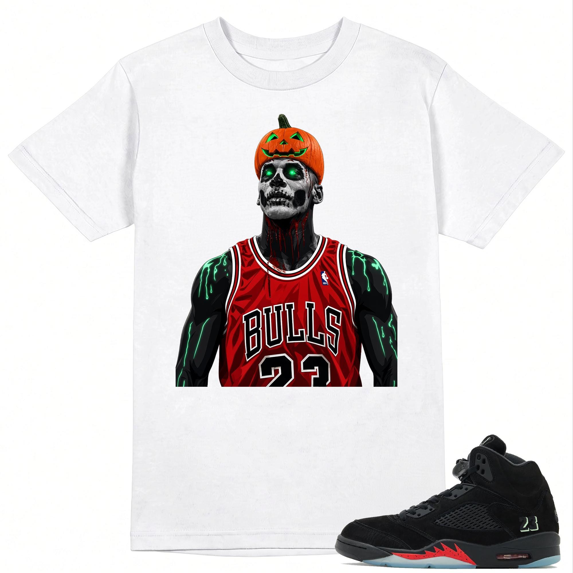 Player Shirt to Match A.J 5 Halloween Sneaker