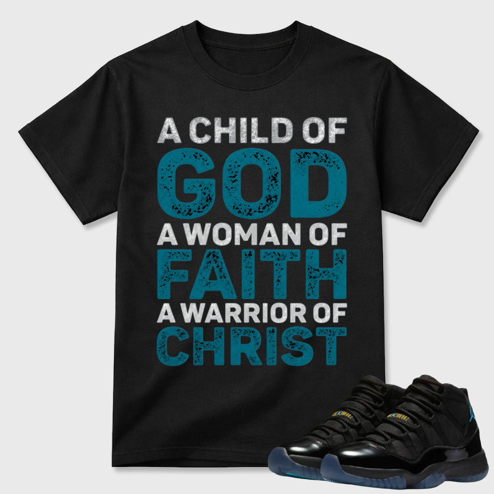 Child Of God Air Jordan 11 Faith Statement Tee