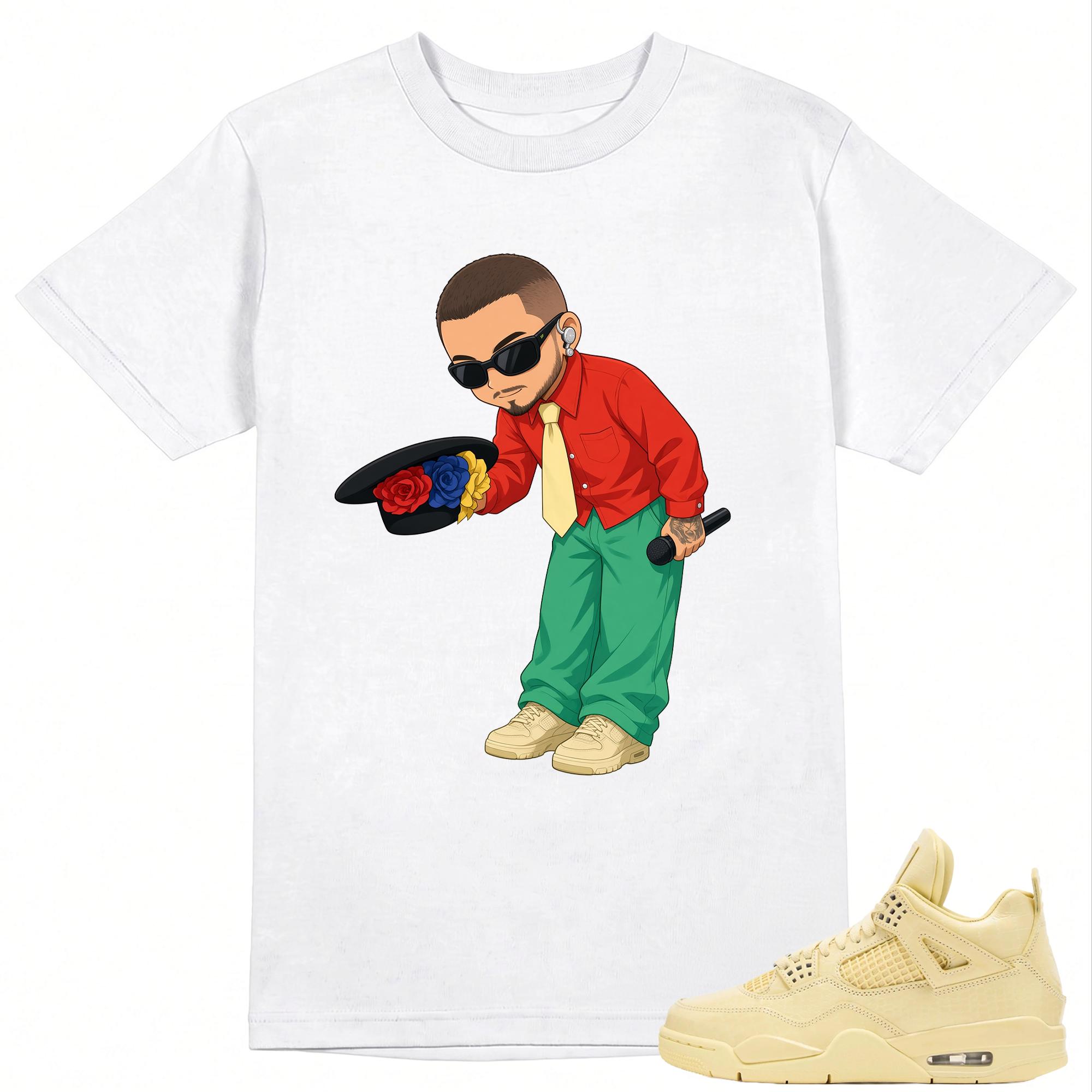 Singer Shirt to Match A.J 4 Retro J Balvin Lemonade