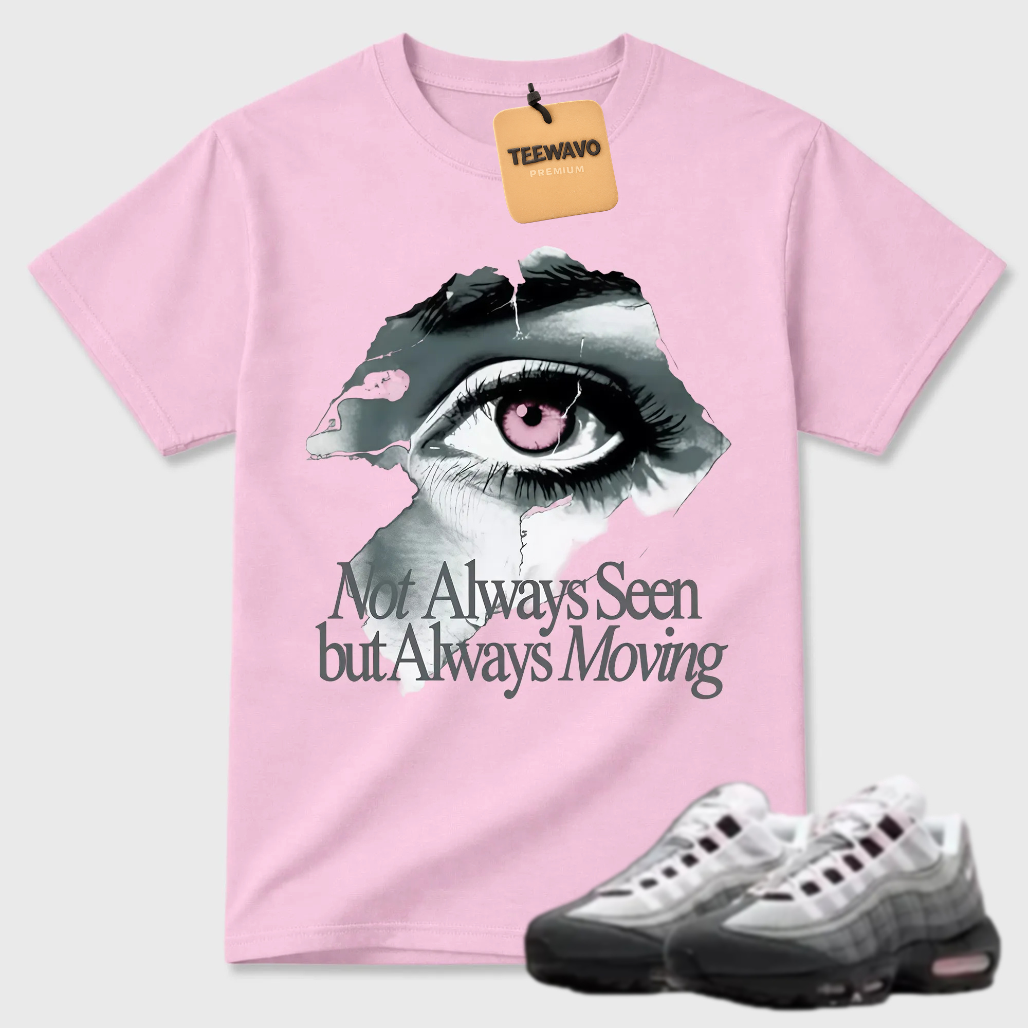 Classic 95 Pink Foam Shirt, AM95 Match Tee