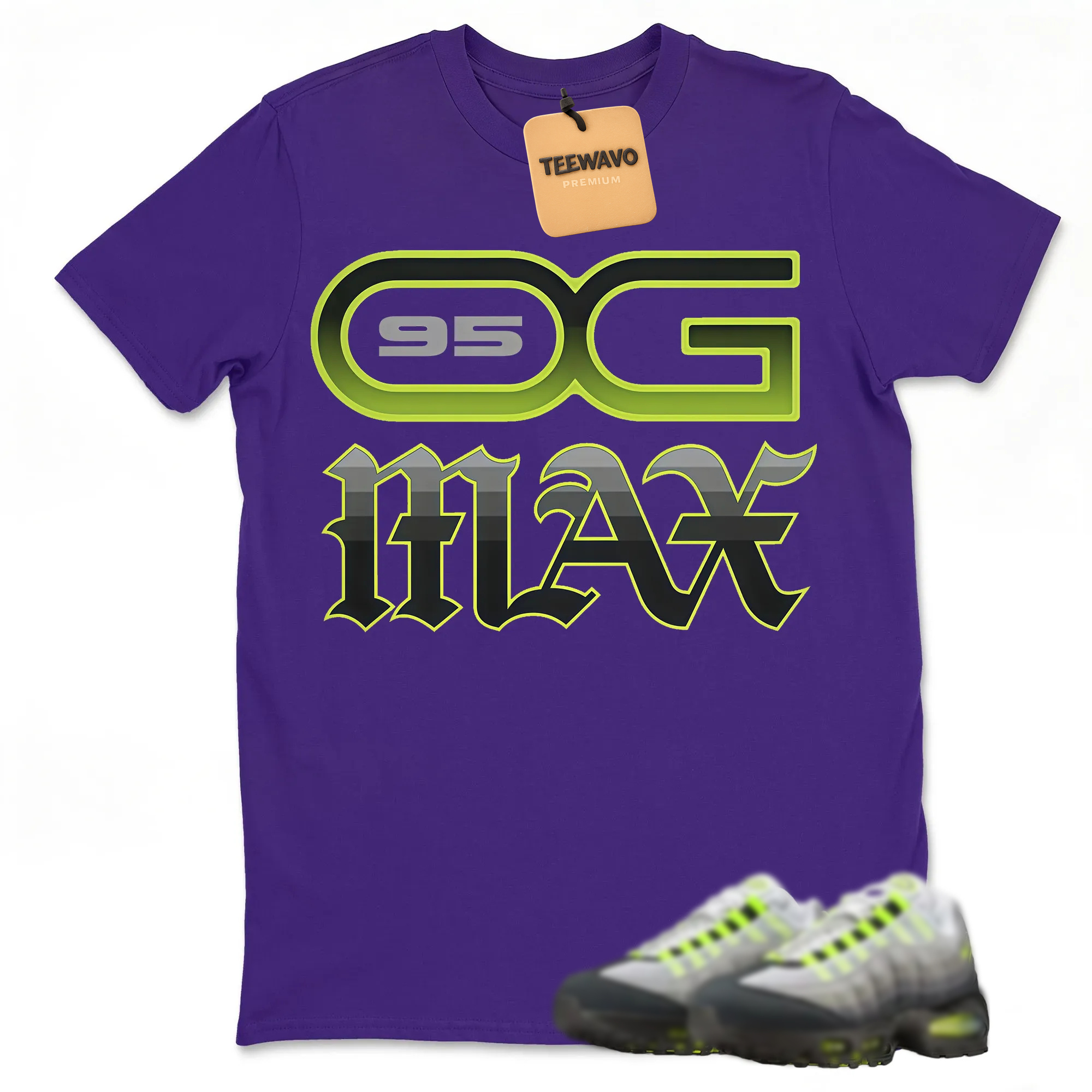 Air Max 95 OG Neon Matching Tee  OG Neon 95 Shirt