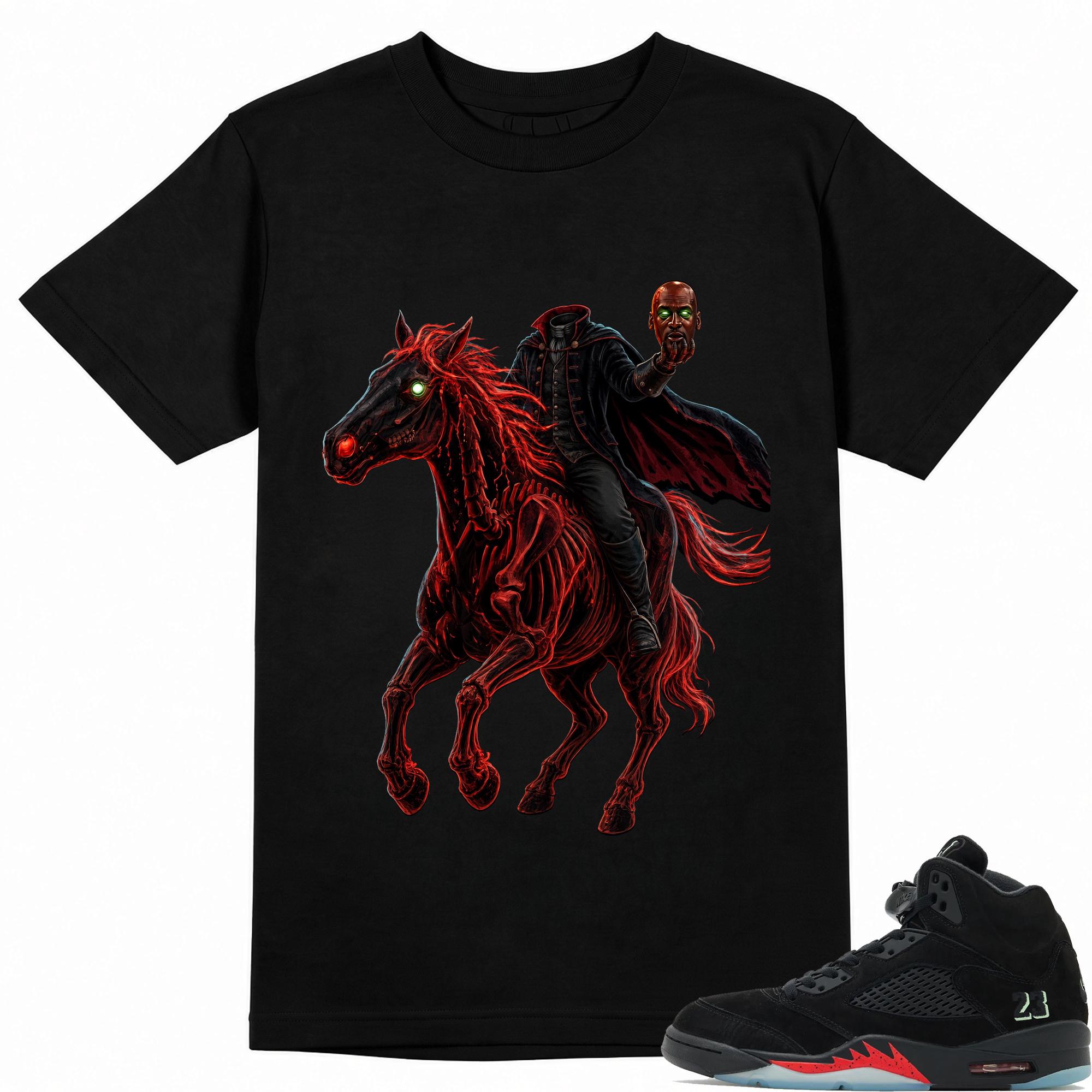 Headless Horseman Shirt to Match AJ 5 Halloween Sneaker